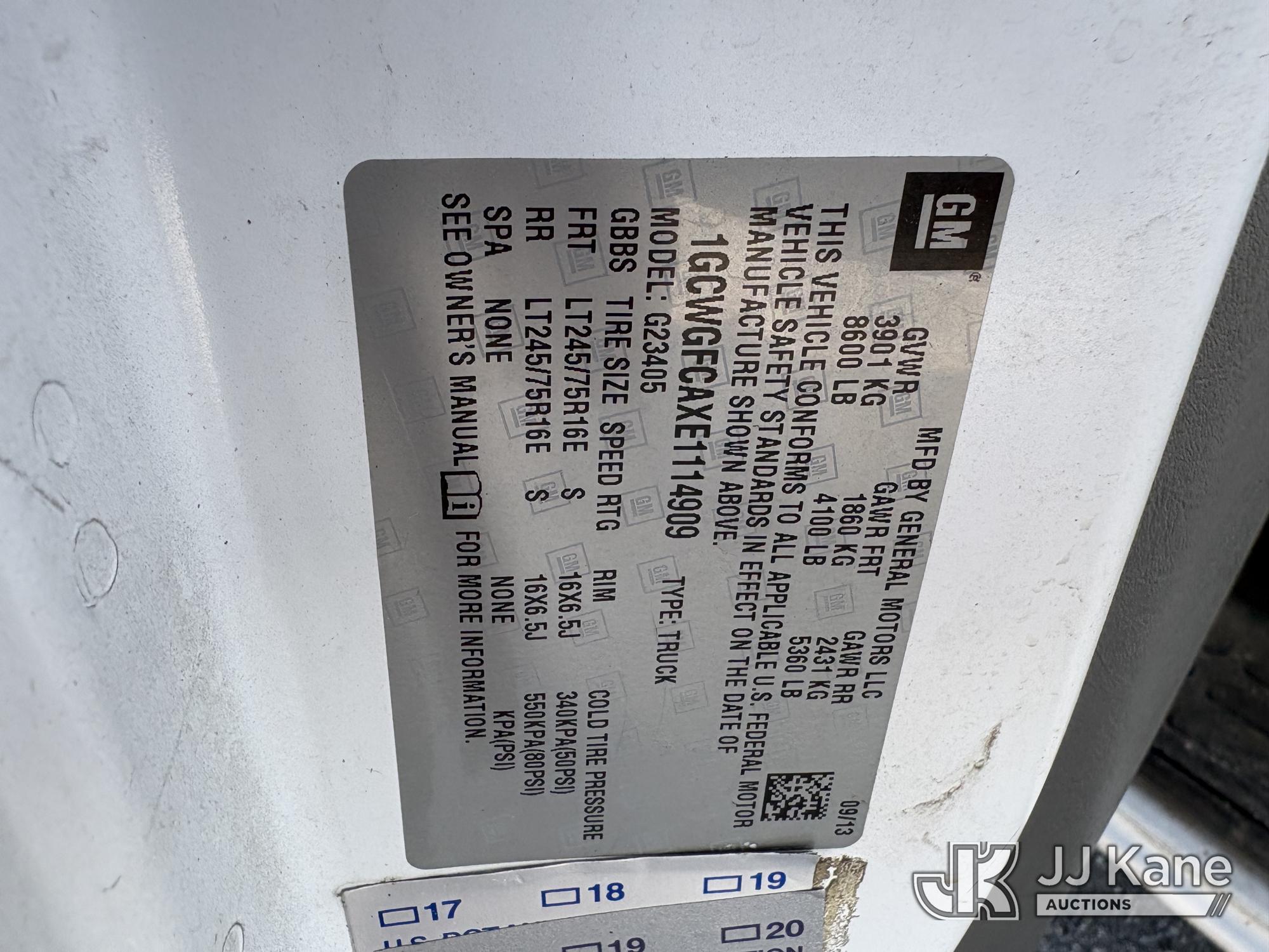 2014 Chevrolet EXPRESS G2500