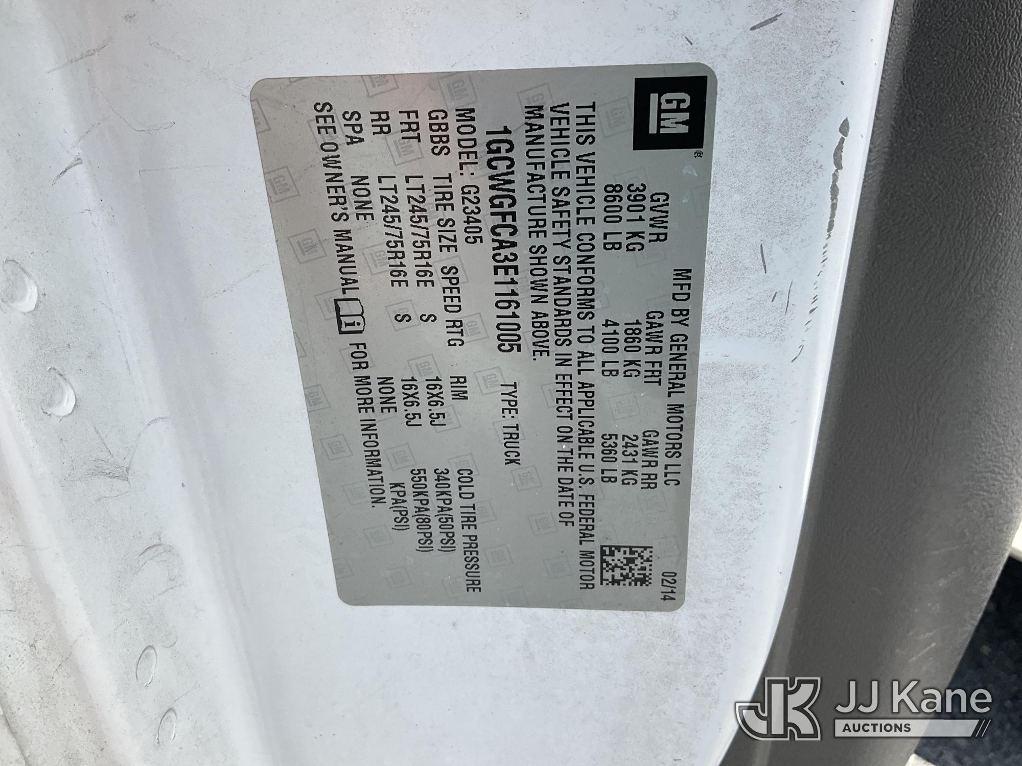 2014 Chevrolet Express G2500