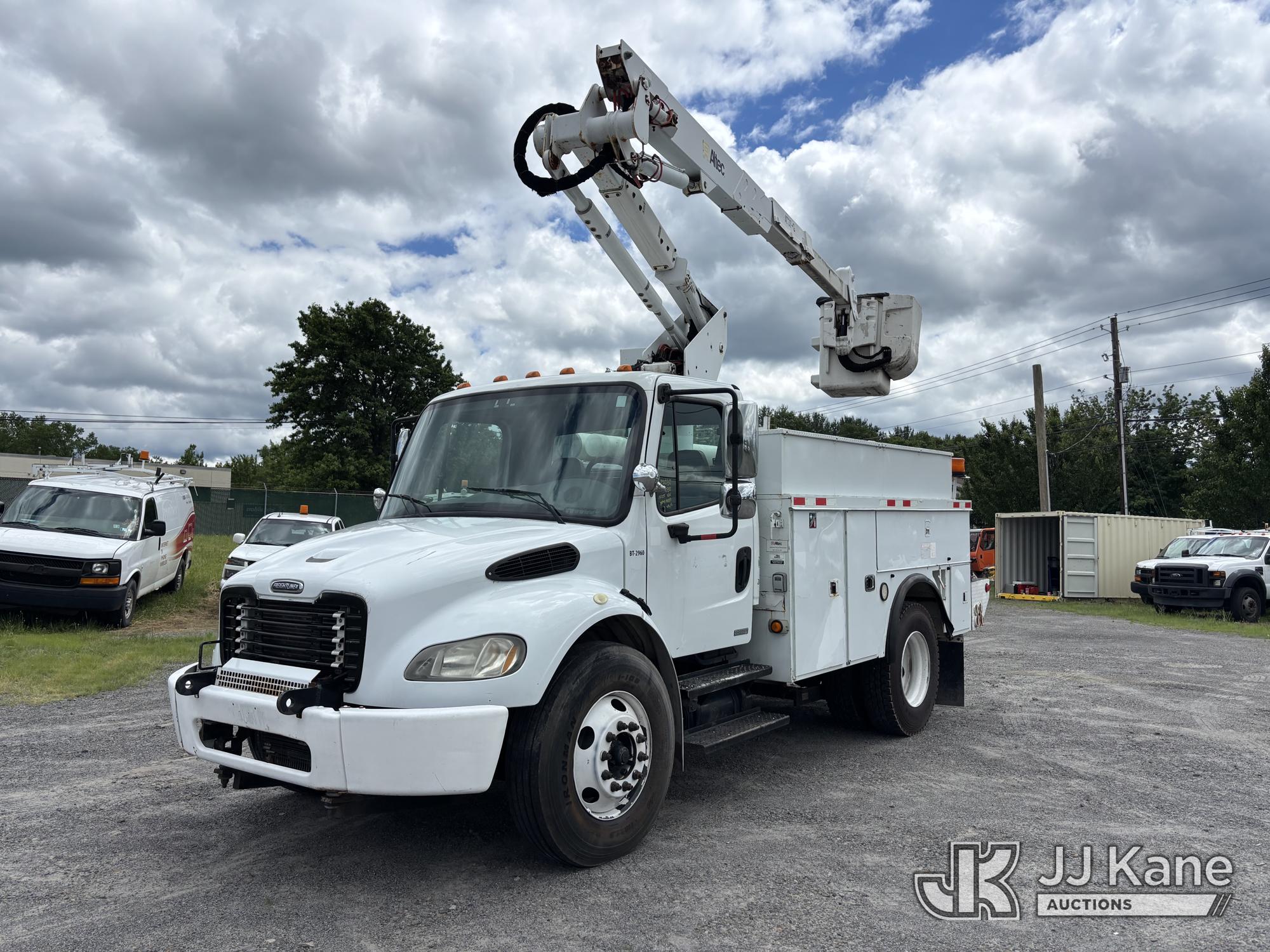 Altec AT37G, Articulating & Telescopic Bucket Truck mounted behind cab on 2005 Freightliner M2 106 Medium Duty 4X2 Utility Truck
