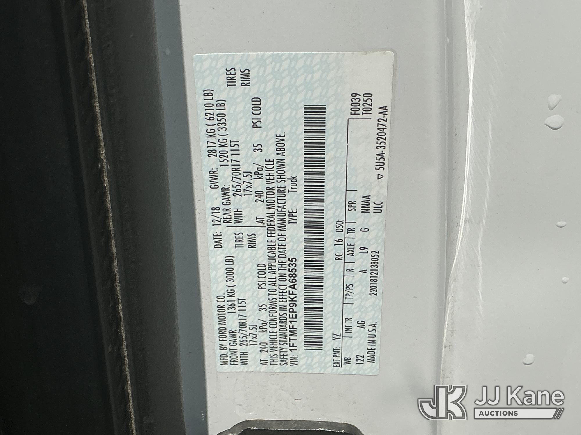 2019 Ford F150 4X4