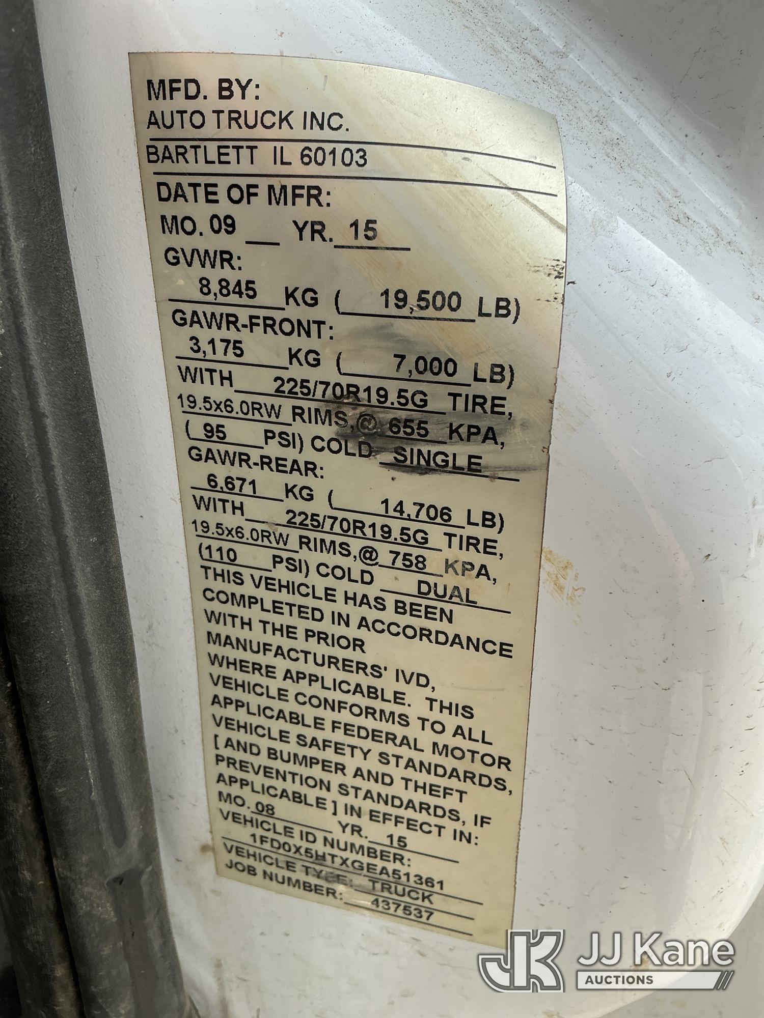 2016 Ford F550 4x4