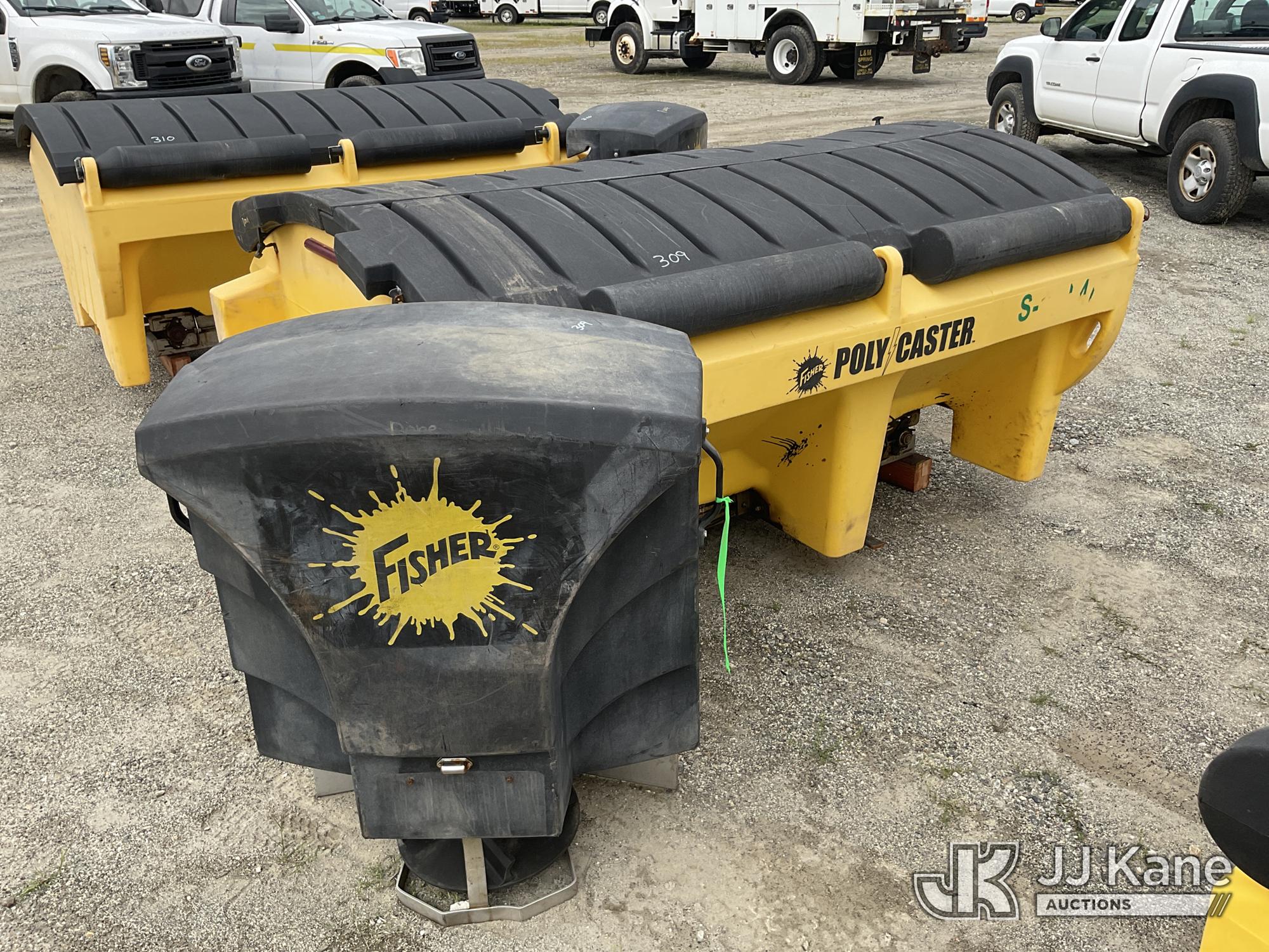 Fisher Poly-Caster Sand / Salt Spreader NOTE: This unit is being sold AS IS/WHERE IS via Timed Auction and is located in Shrewsbury