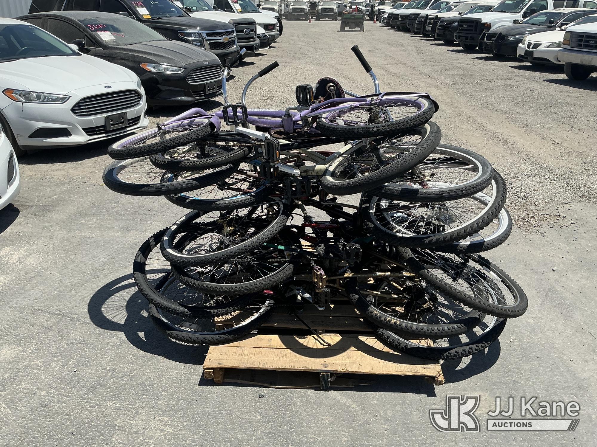 Pallet Of Bicycles (Used) NOTE: This unit is being sold AS IS/WHERE IS via Timed Auction and is located in Jurupa Valley
