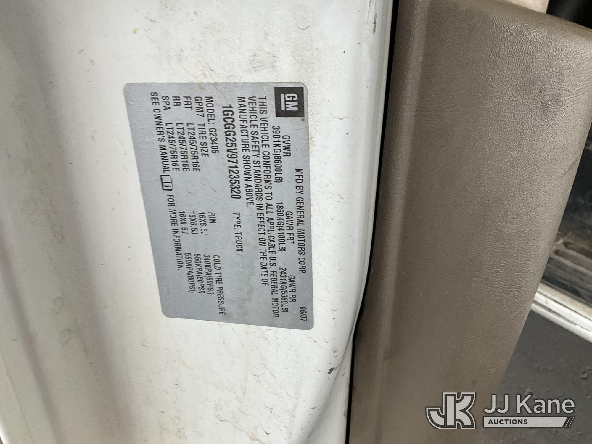 2007 Chevrolet EXPRESS 2500
