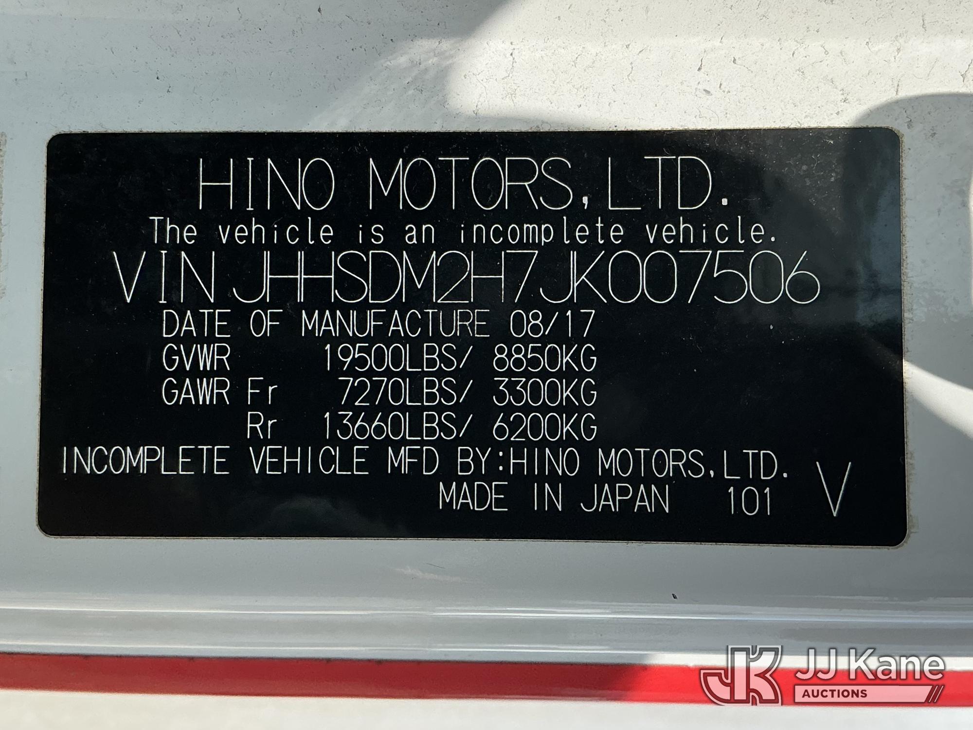 2018 Hino 195