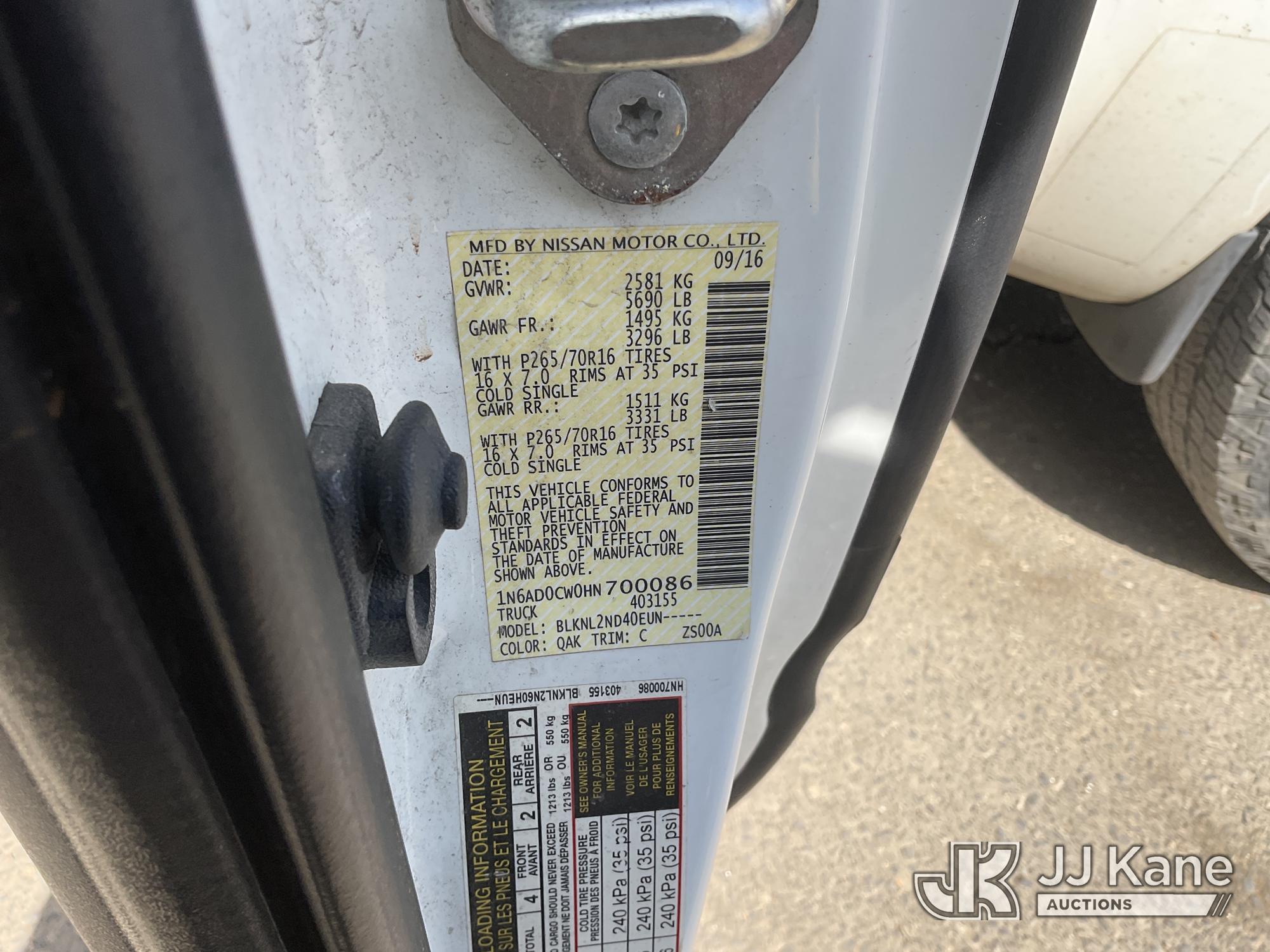 2017 Nissan Frontier