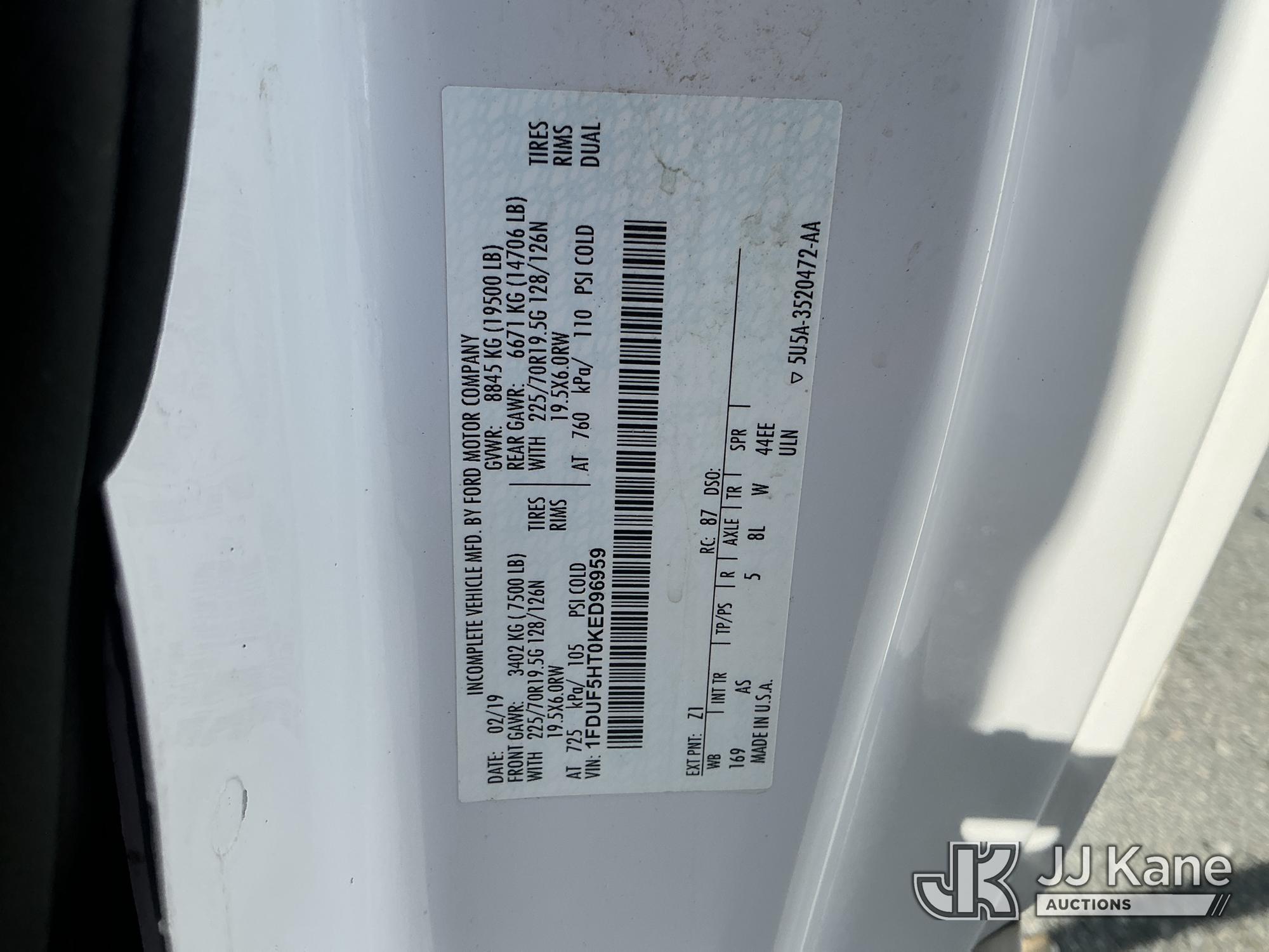 2019 Ford F550 4x4