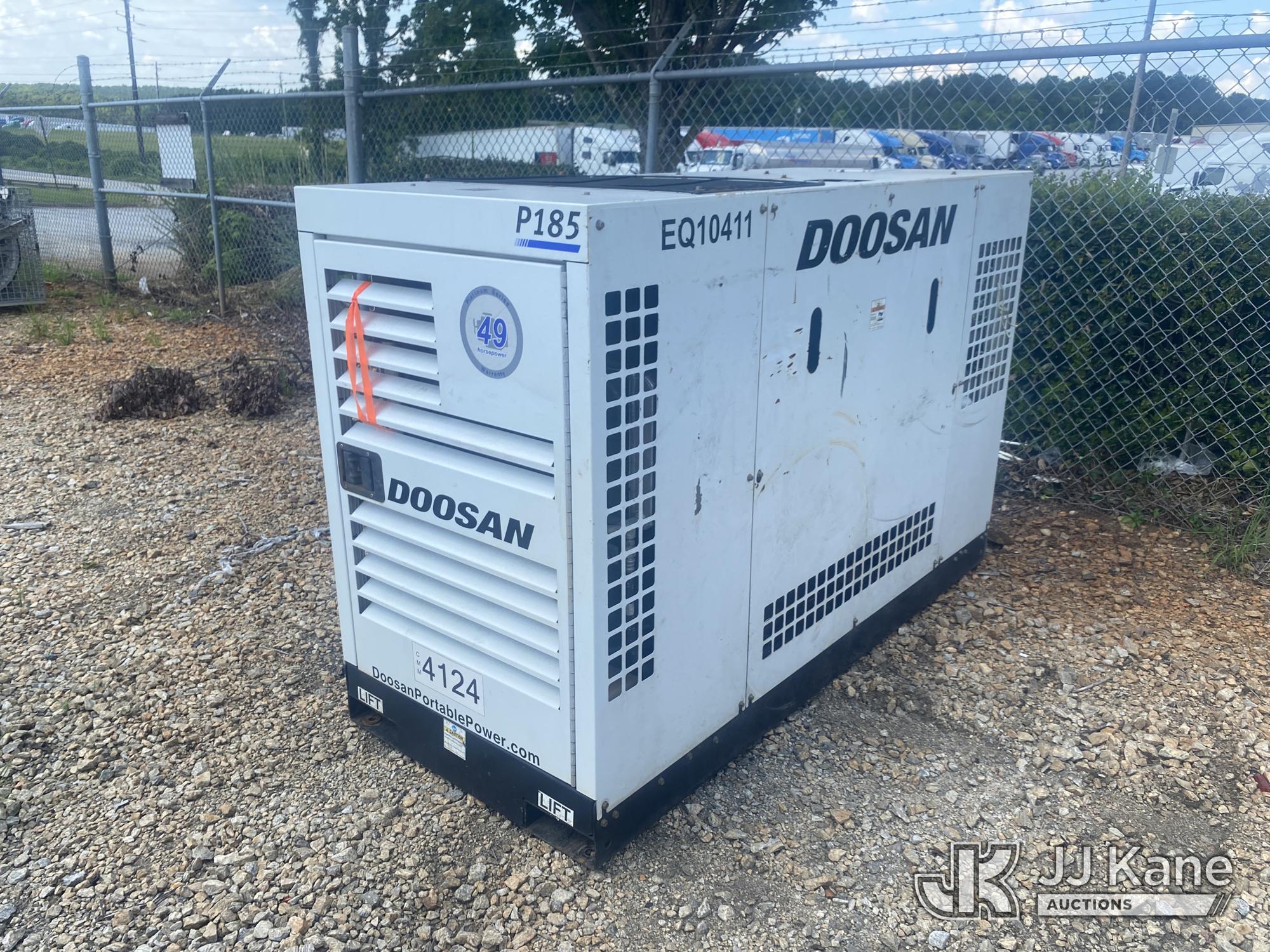 2018 Doosan P185WDOU-T4F Air Compressor