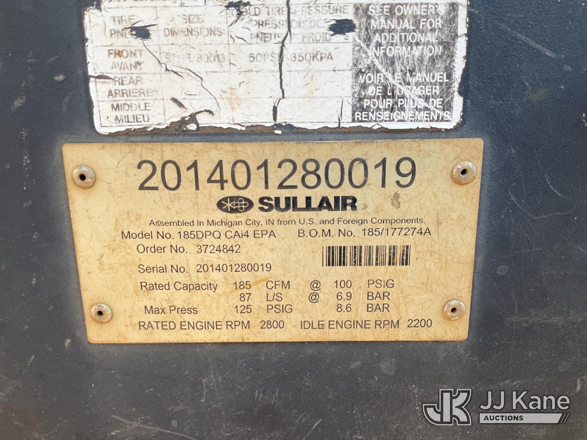 2014 Sullair 185-DTQ-CAT