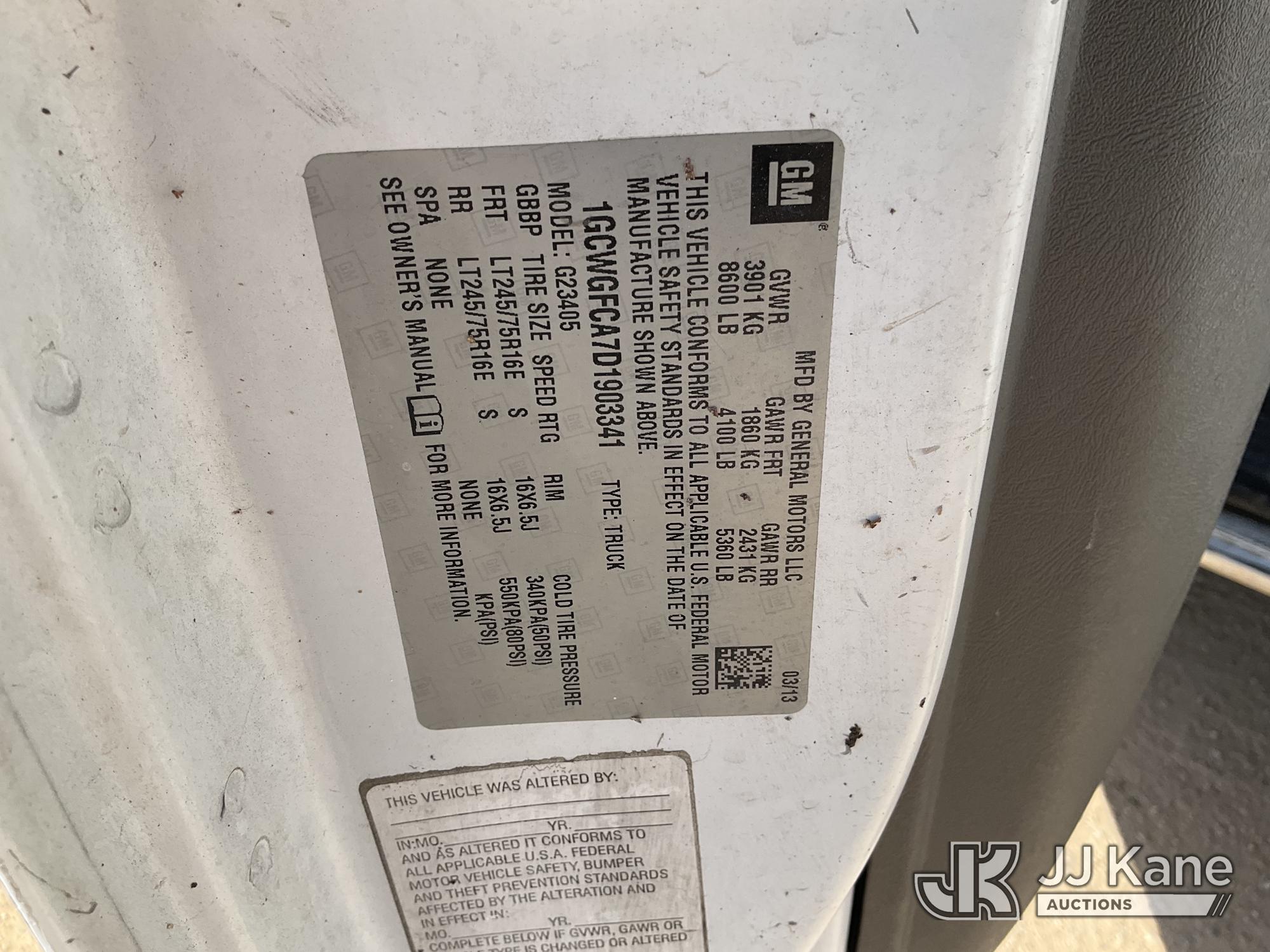 2013 Chevrolet EXPRESS 2500