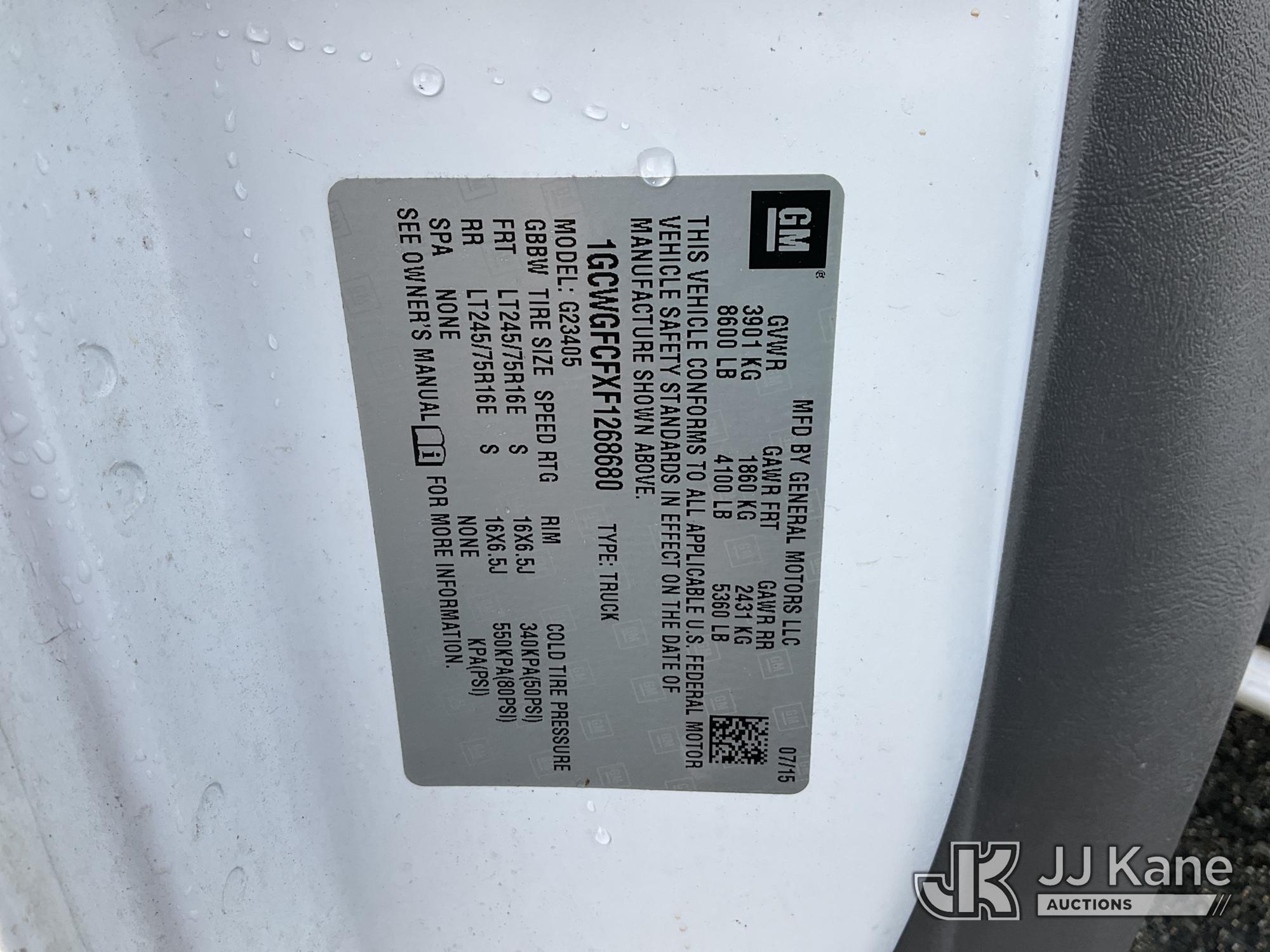 2015 Chevrolet Express G2500