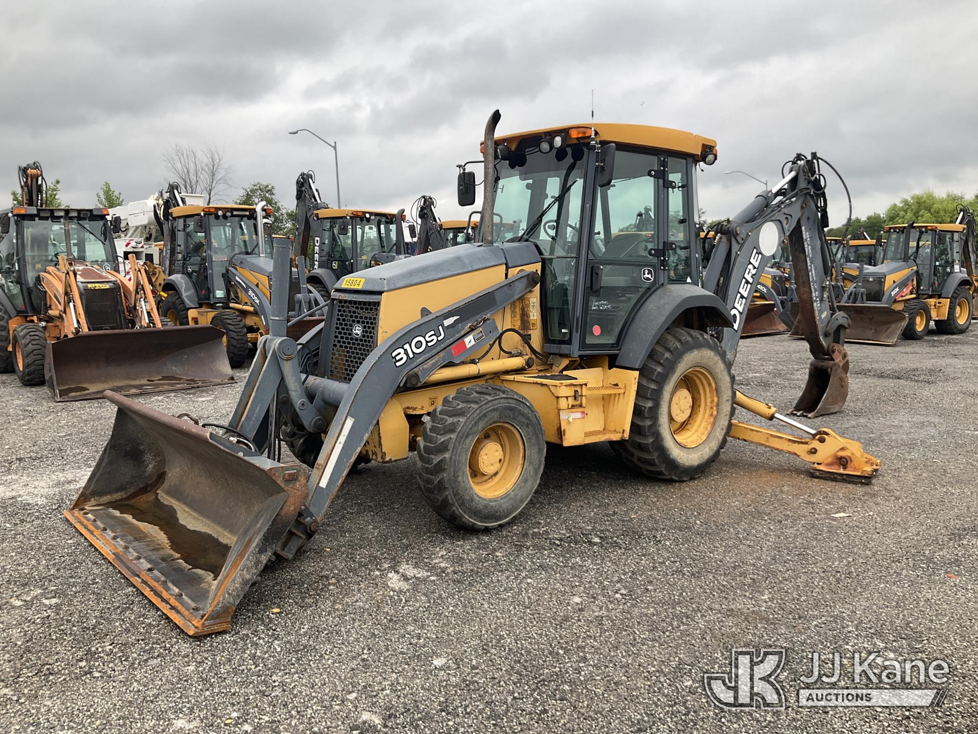 2010 John Deere 310 Super J 4x4 Tractor Loader Backhoe