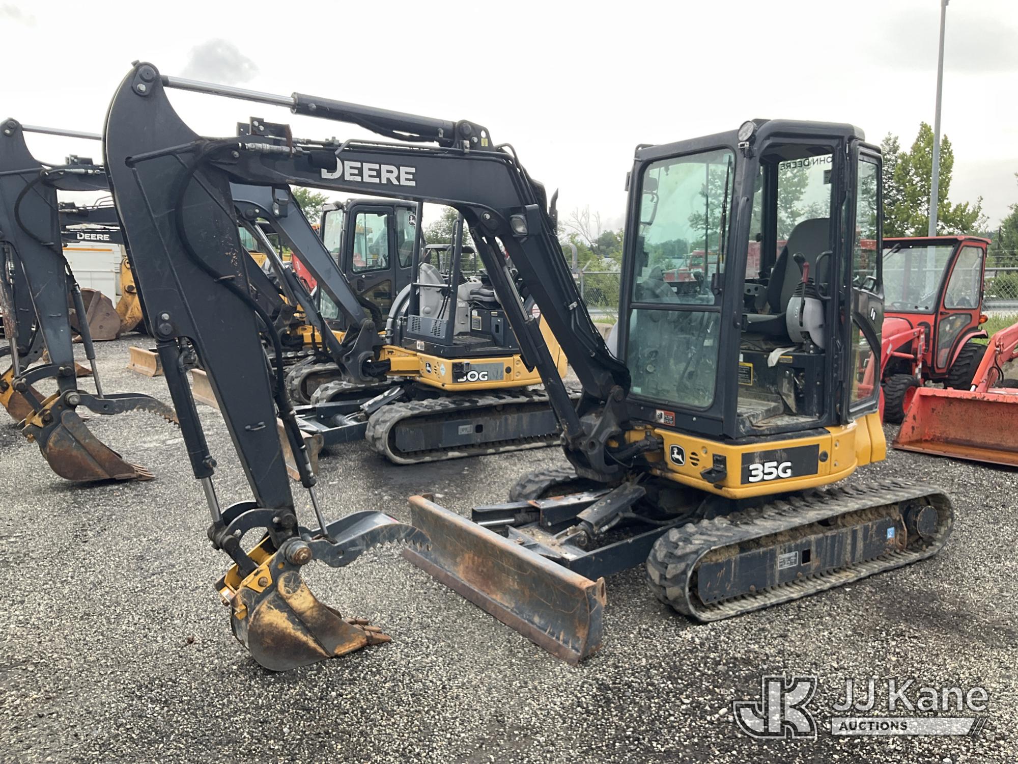 2017 John Deere 35G Mini Hydraulic Excavator