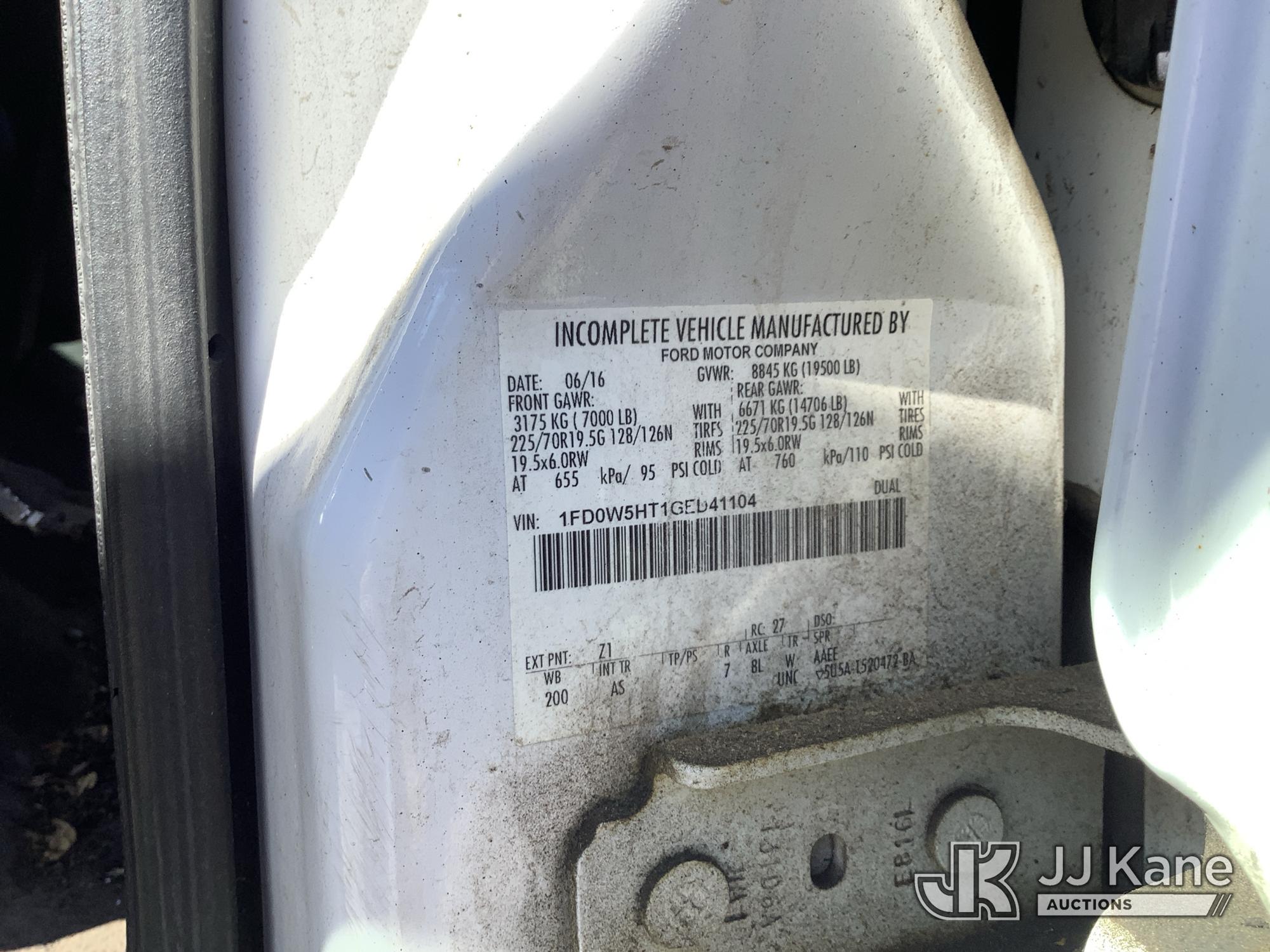 2016 Ford F550 4x4