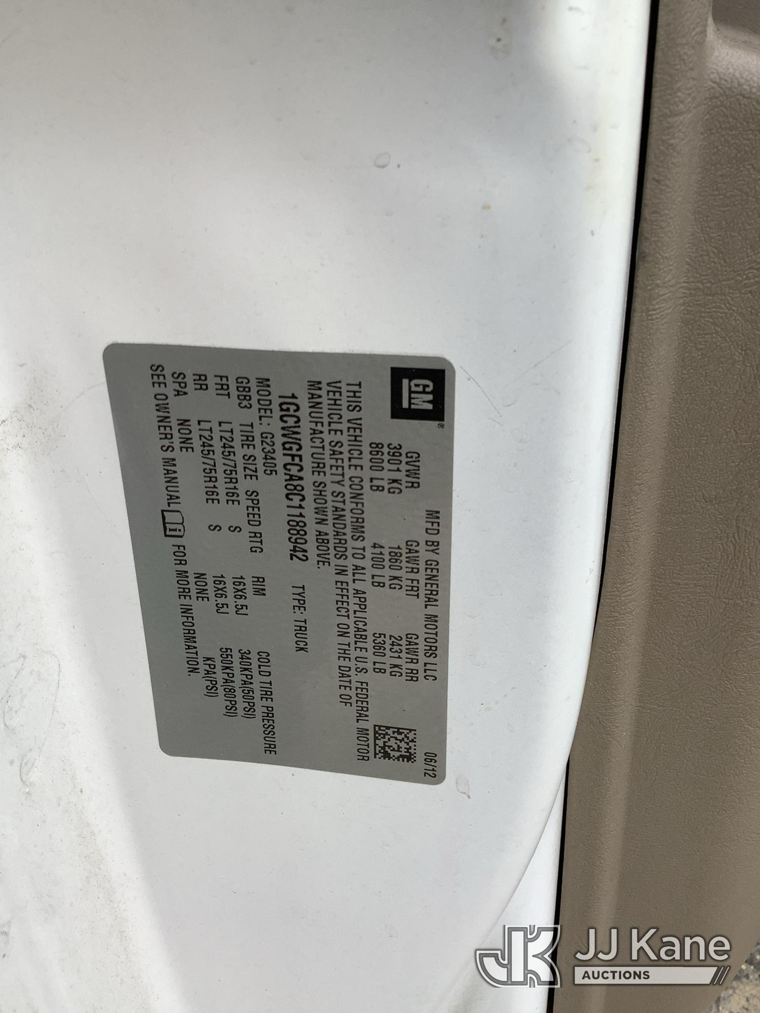 2012 Chevrolet Express G2500