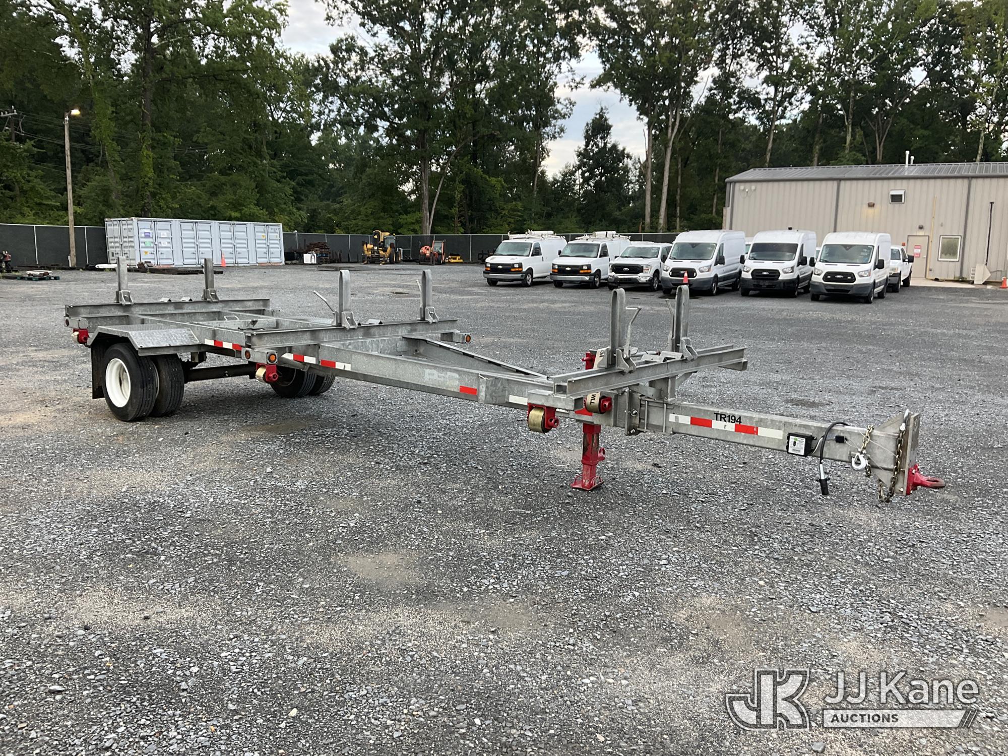 2020 Brooks Brothers PTB111E Galvanized Extendable Pole Trailer