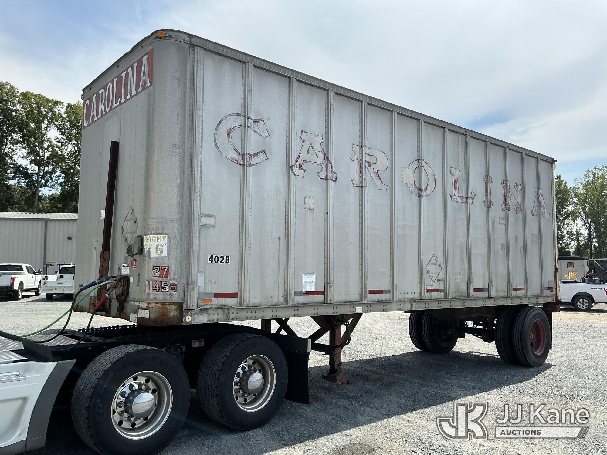 1985 Fruehauf FGG9-FL1-28 Van Body Trailer