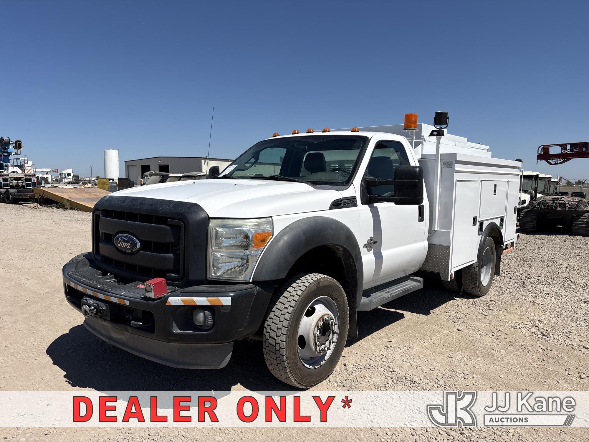 2013 Ford F-550 Enclosed Service Truck, Welder Generator Operates