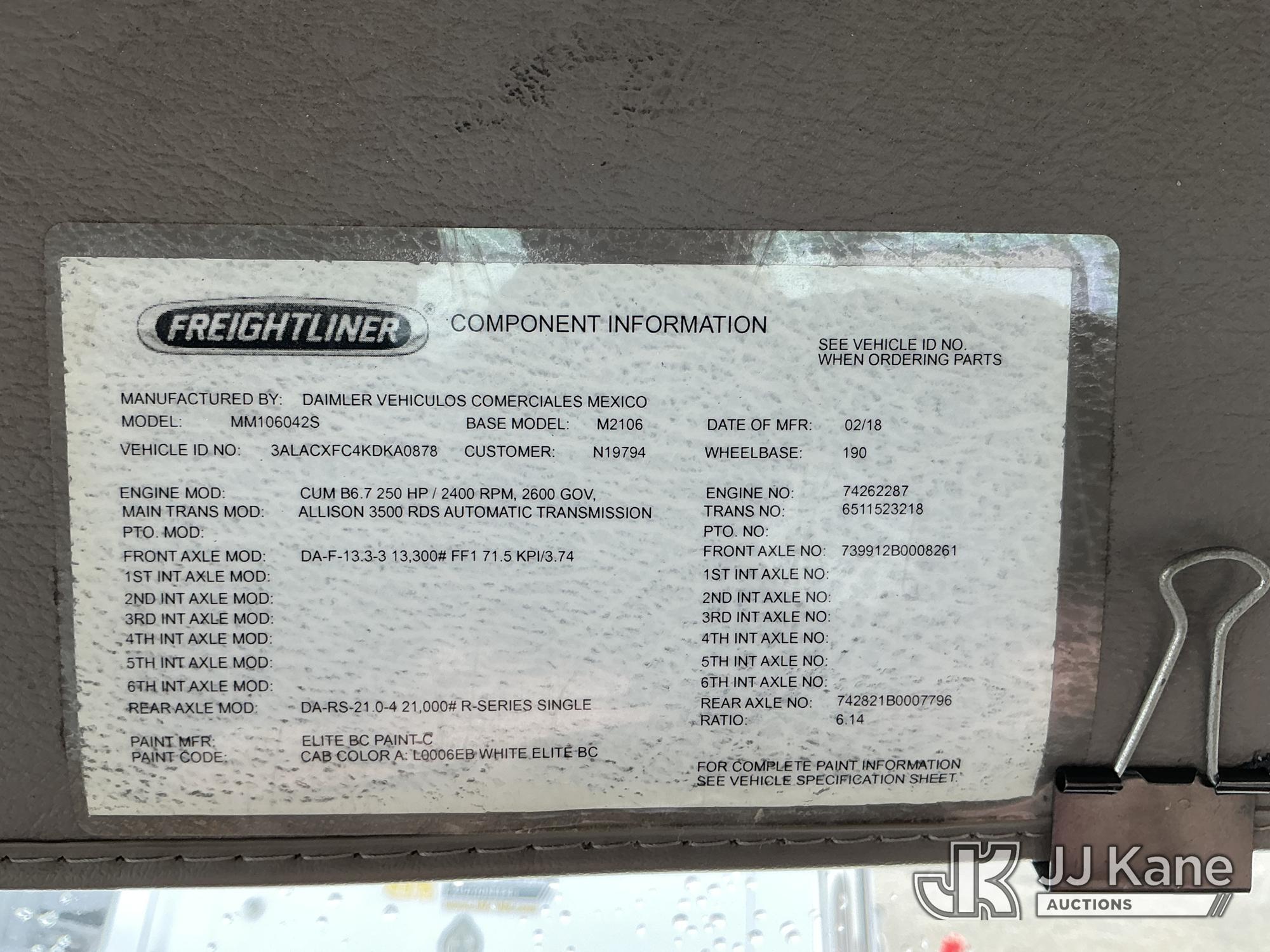 2019 Freightliner M2-106