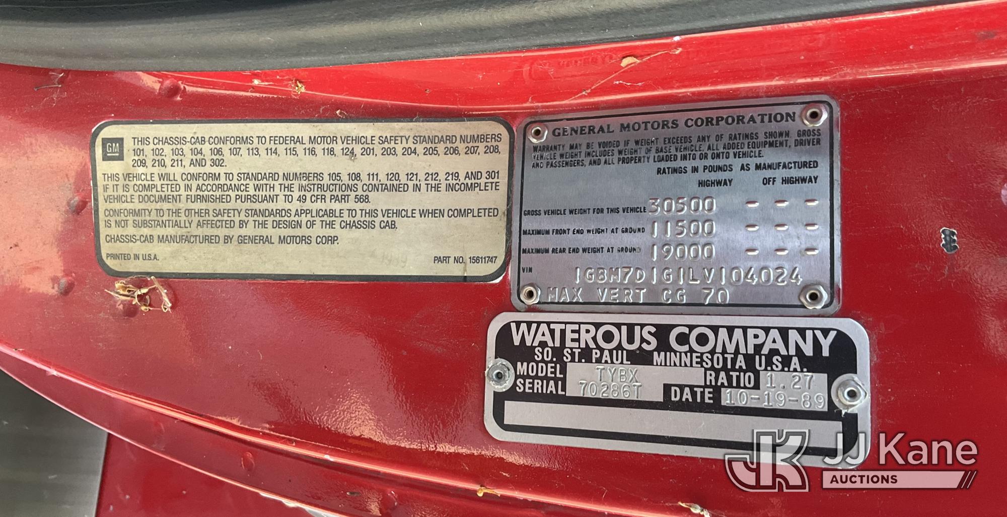 1990 Chevrolet C7D042