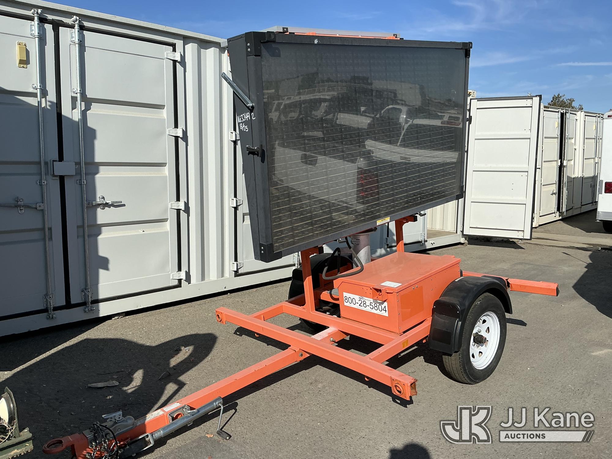 2020 WANCO Portable Message Board, trailer mtd