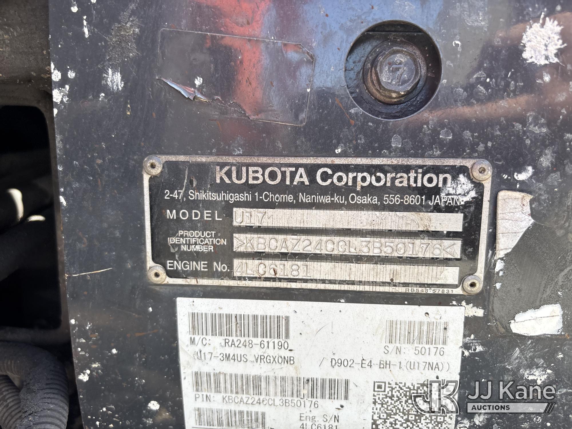 2020 Kubota U17