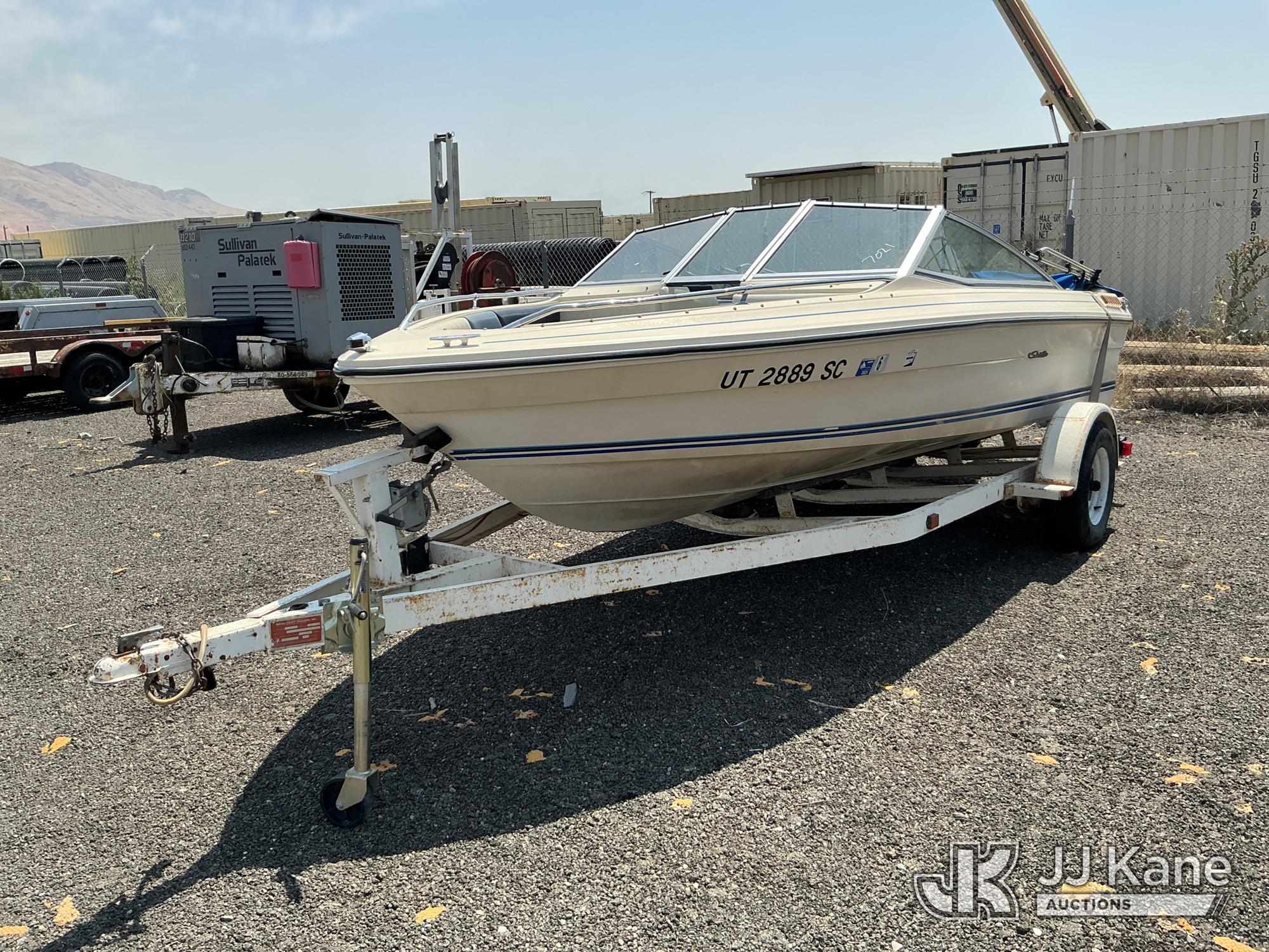 1986 Sea Ray Seville Boat, Trailer is Non-Titled