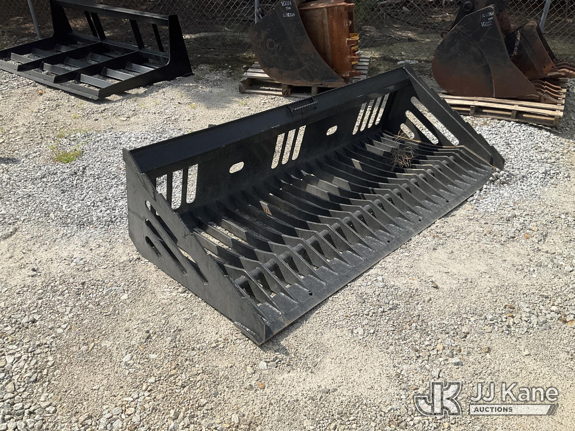 84in Quick Attach Rock Bucket NOTE: This unit is being sold AS IS/WHERE IS via Timed Auction and is located in Villa Rica