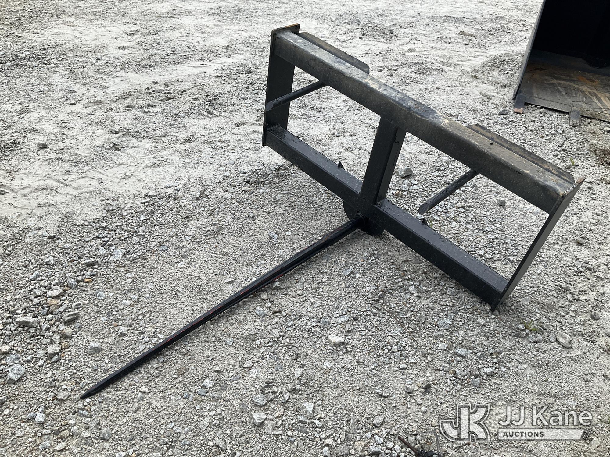 36 inch quick attach hay bail fork NOTE: This unit is being sold AS IS/WHERE IS via Timed Auction and is located in Villa Rica