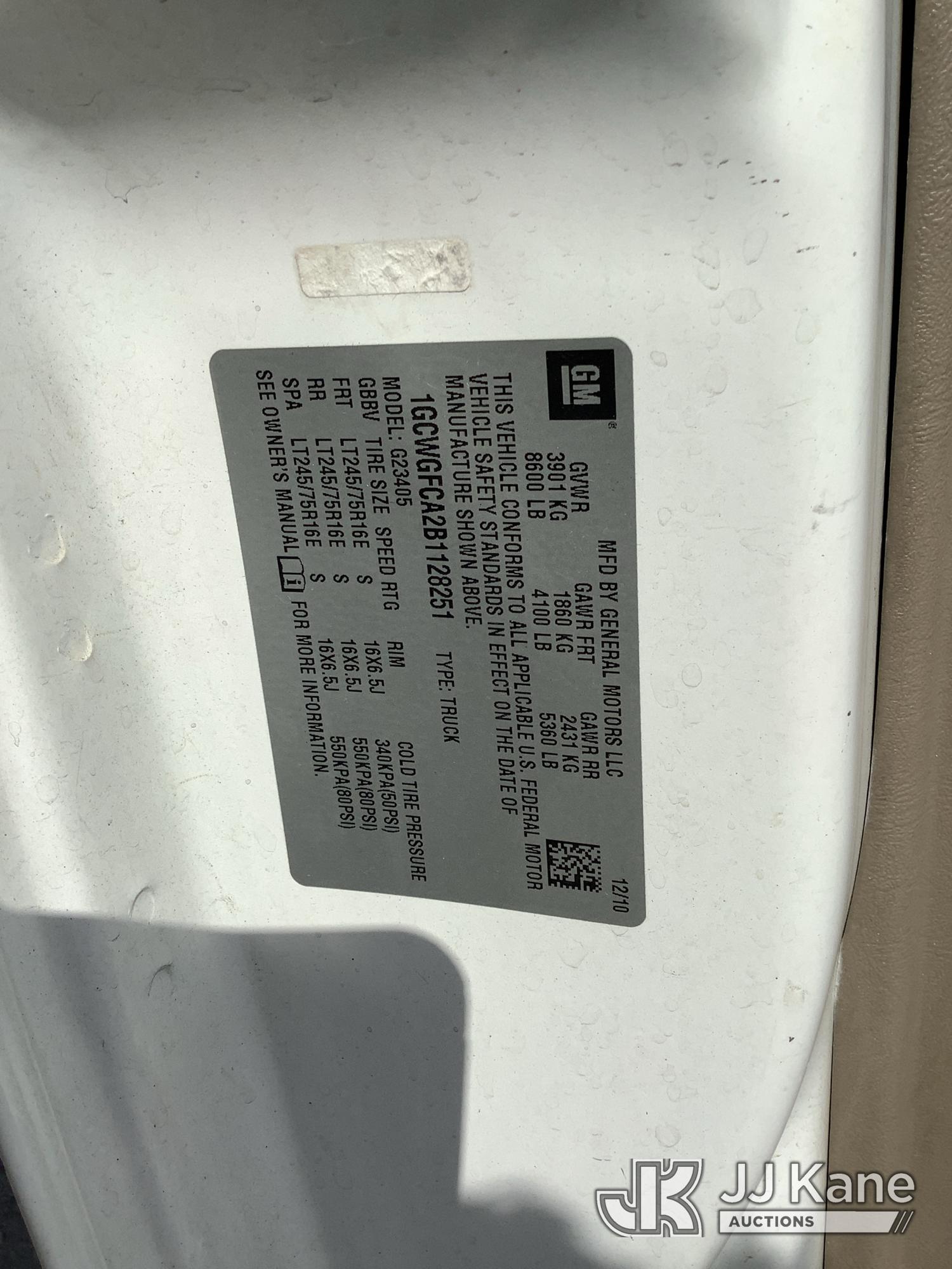 2011 Chevrolet EXPRESS