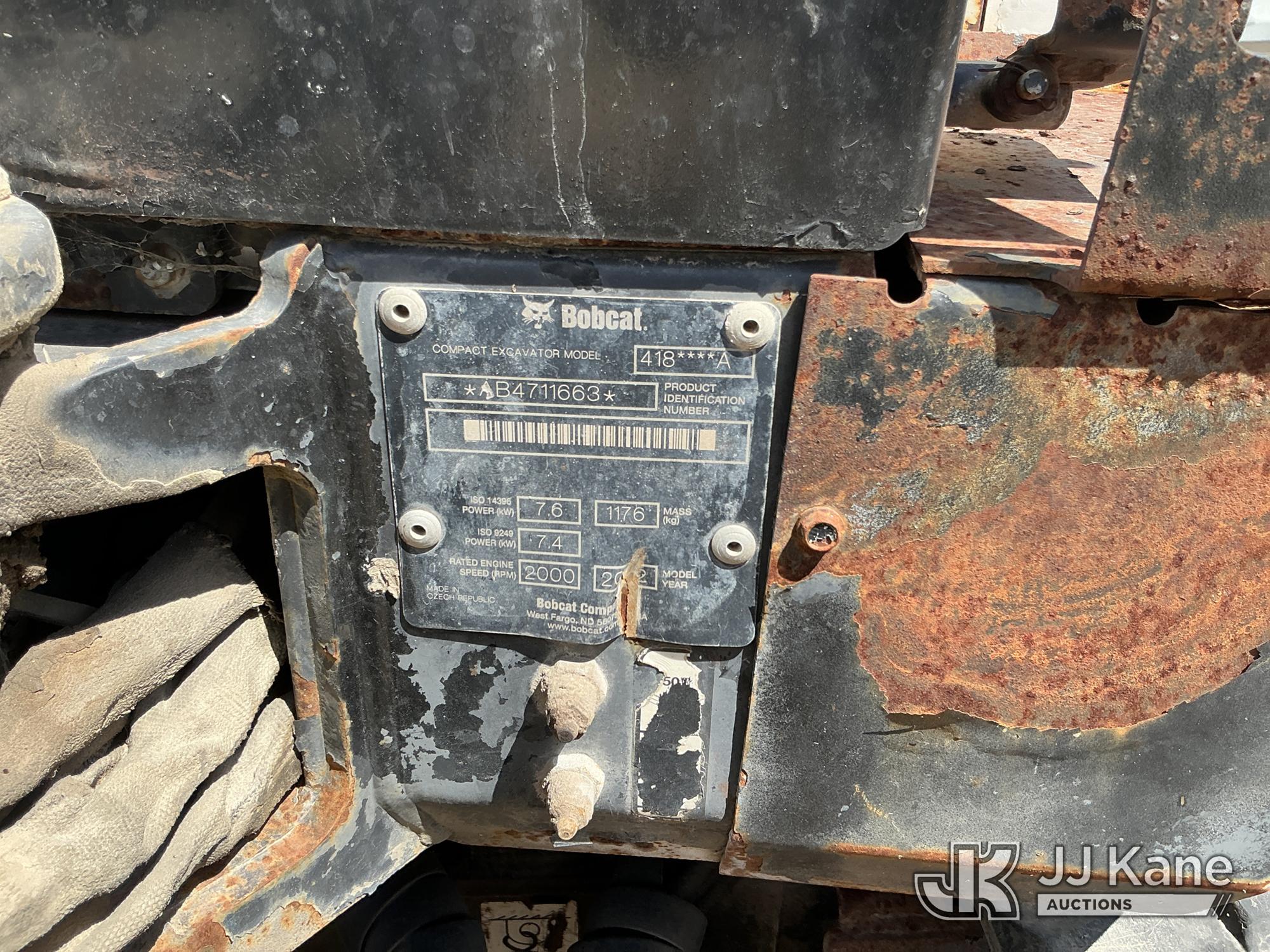 2012 Bobcat 418A