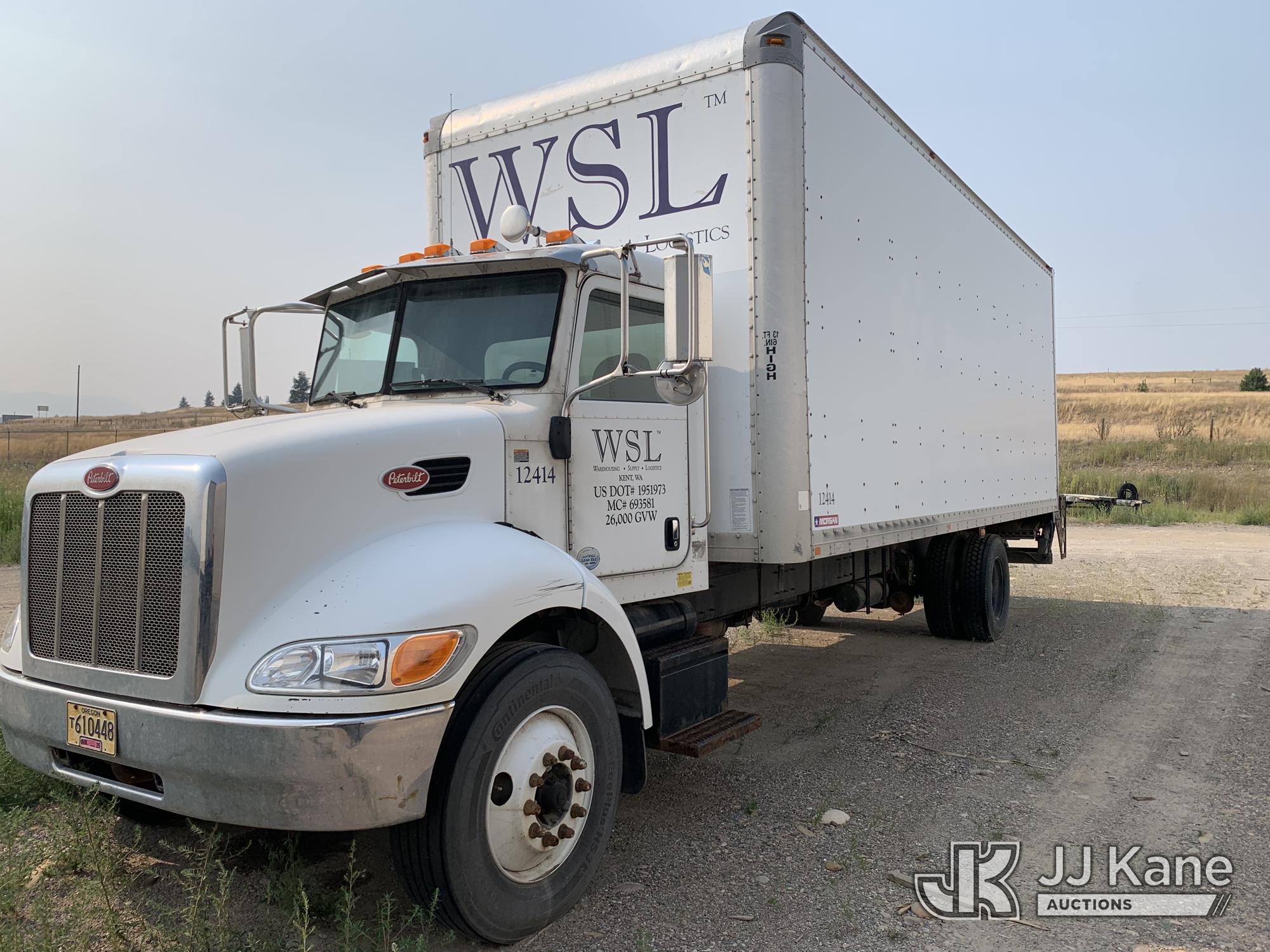 2012 Peterbilt 337 Van Body Truck