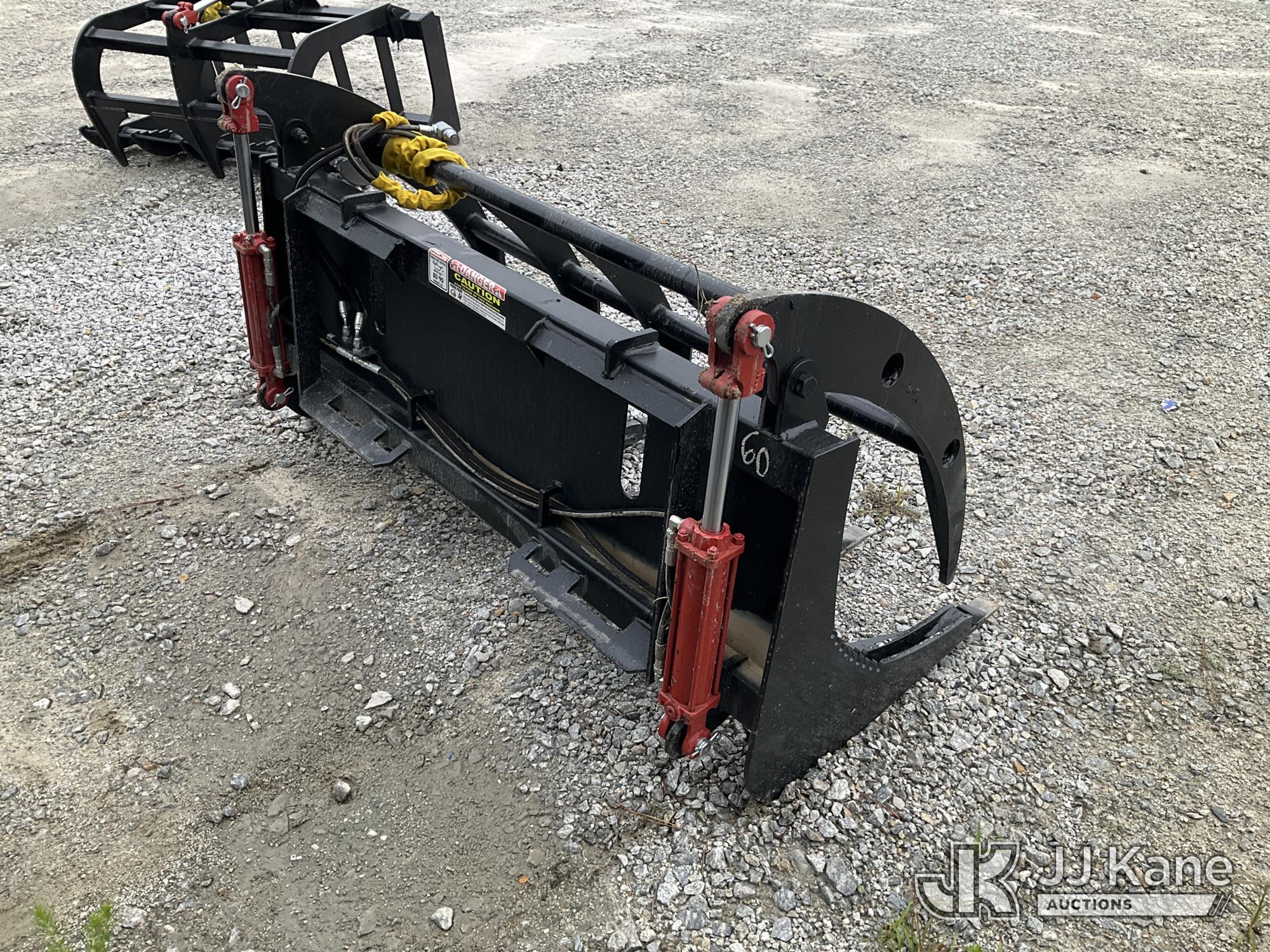60 Inch Quick Attach Skid Steer Grappler NOTE: This unit is being sold AS IS/WHERE IS via Timed Auction and is located in Villa Rica