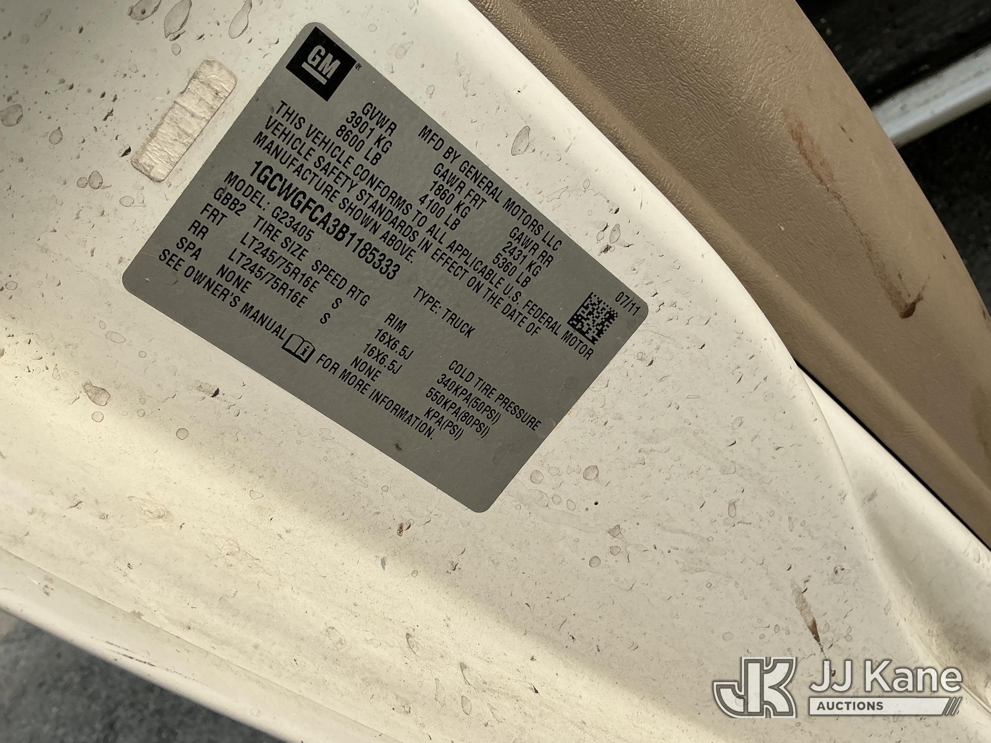 2011 Chevrolet EXPRESS 2500