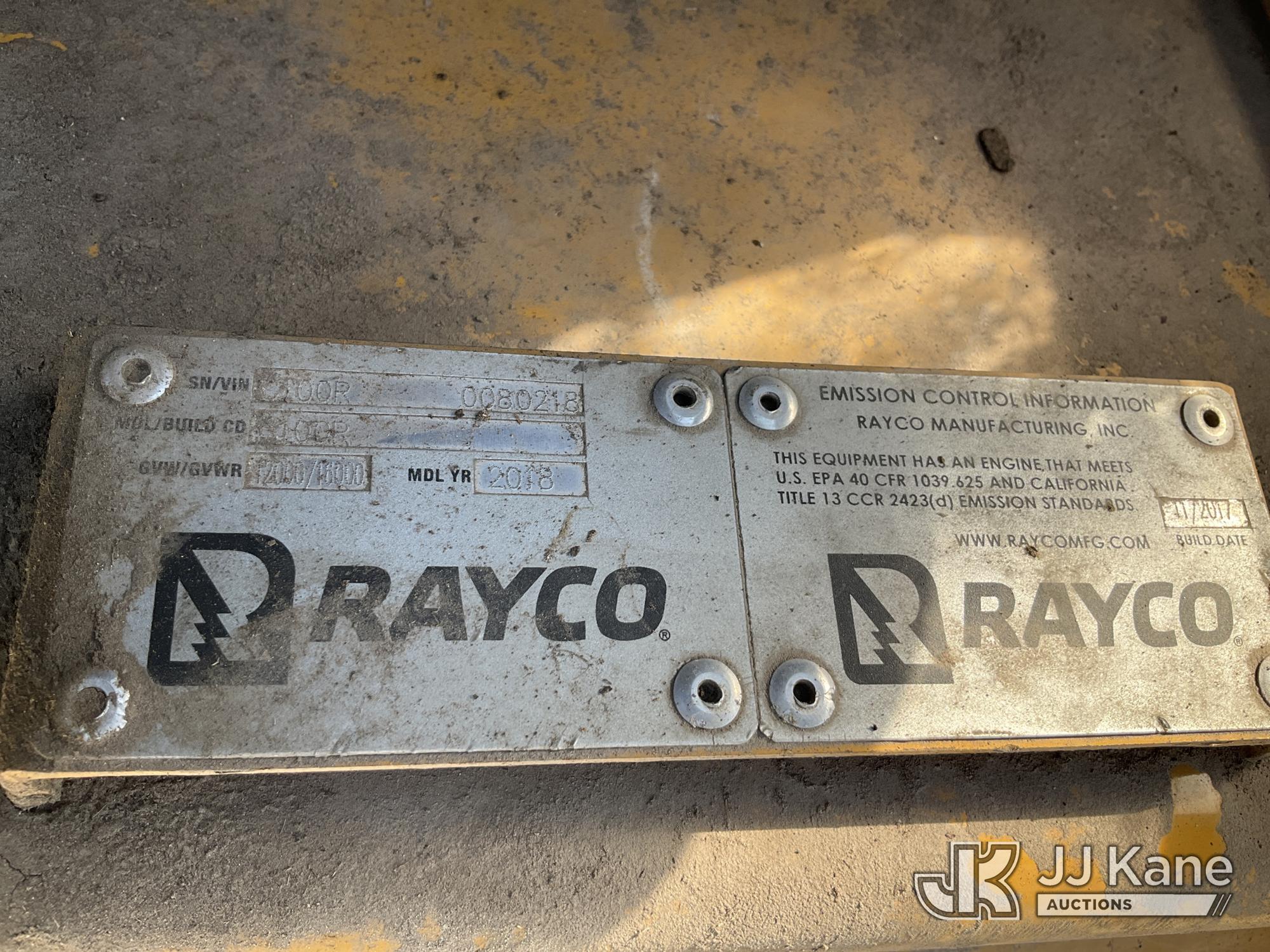 2018 Rayco C100R