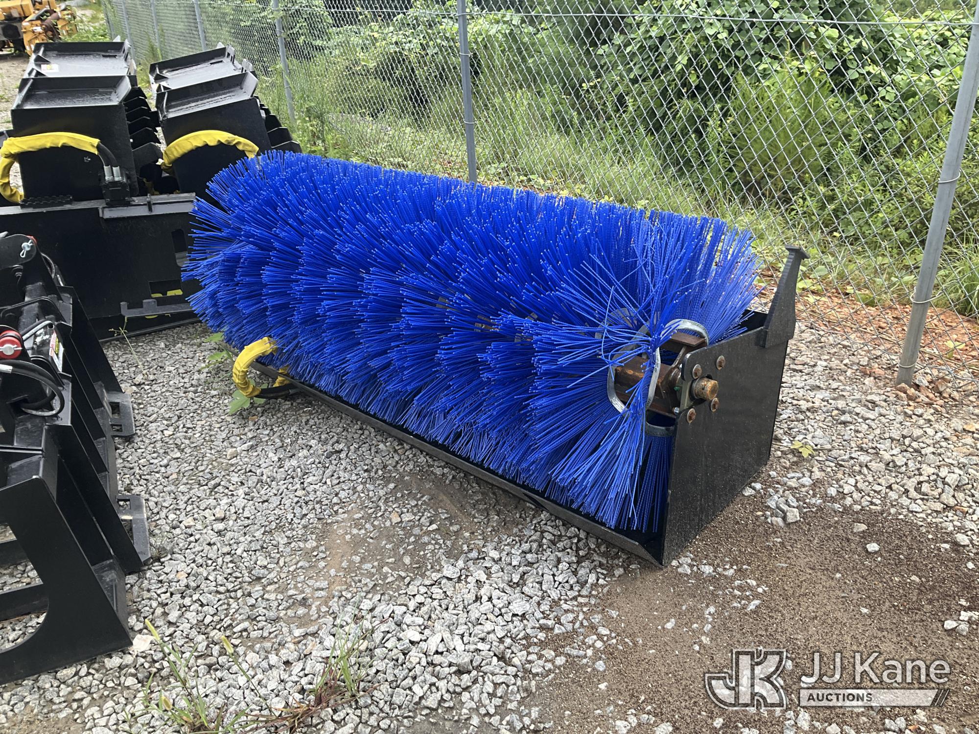 84 Inch Quick Attach Skid Steer Hydraulic Angle Broom NOTE: This unit is being sold AS IS/WHERE IS via Timed Auction and is located in Villa Rica