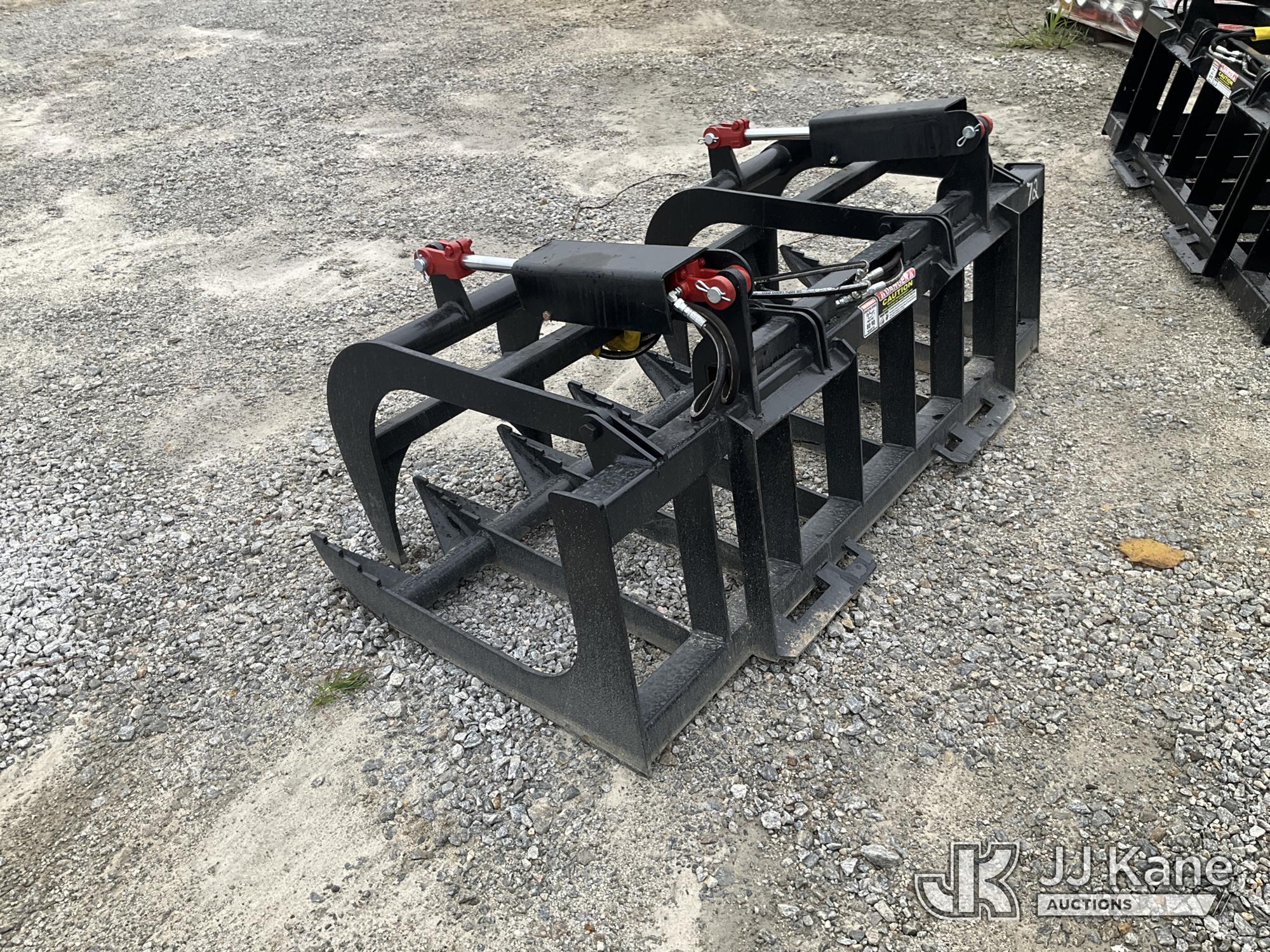 72 Inch Quick Attach Skid Steer Grappler NOTE: This unit is being sold AS IS/WHERE IS via Timed Auction and is located in Villa Rica