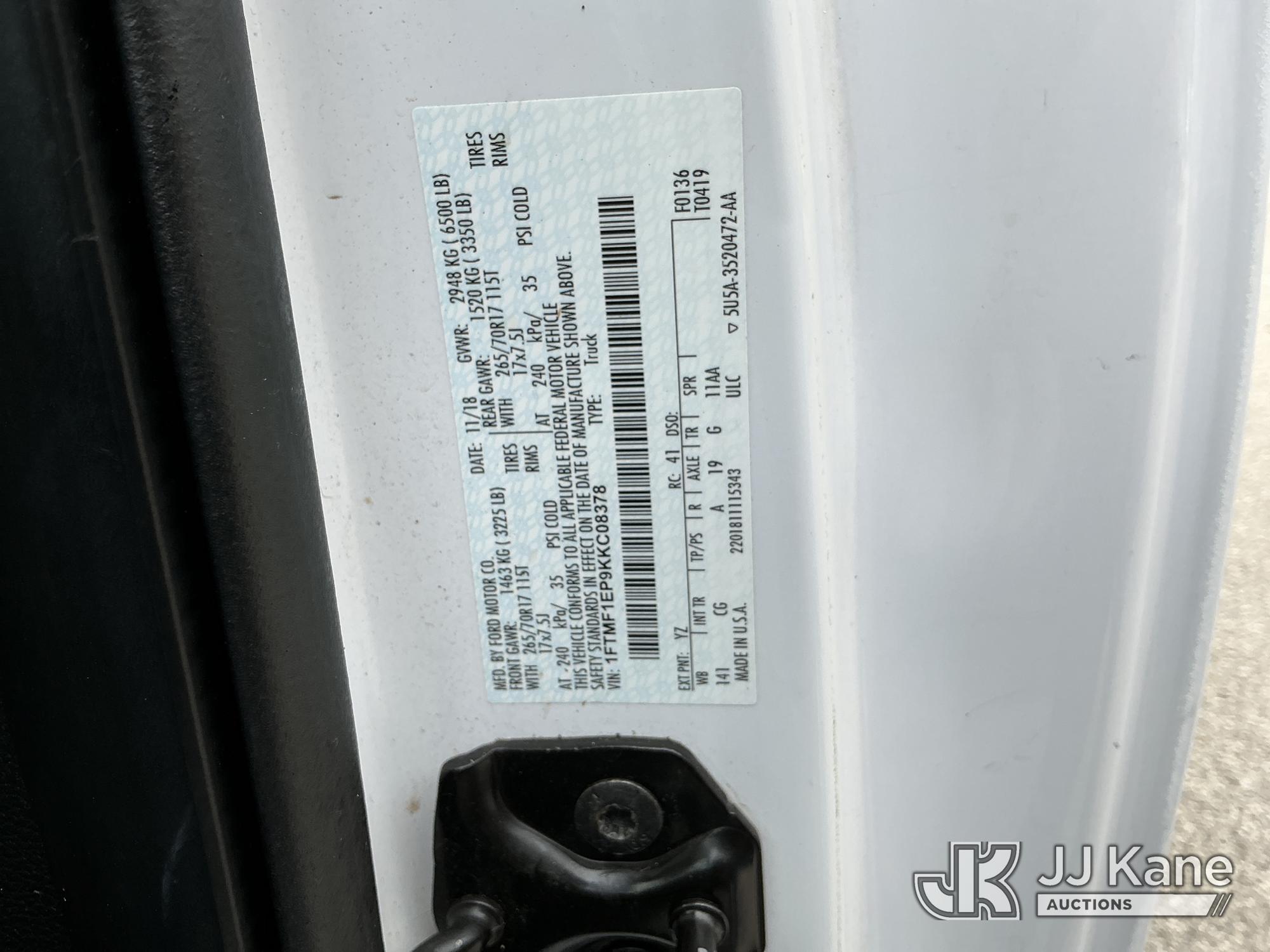 2019 Ford F150 4X4