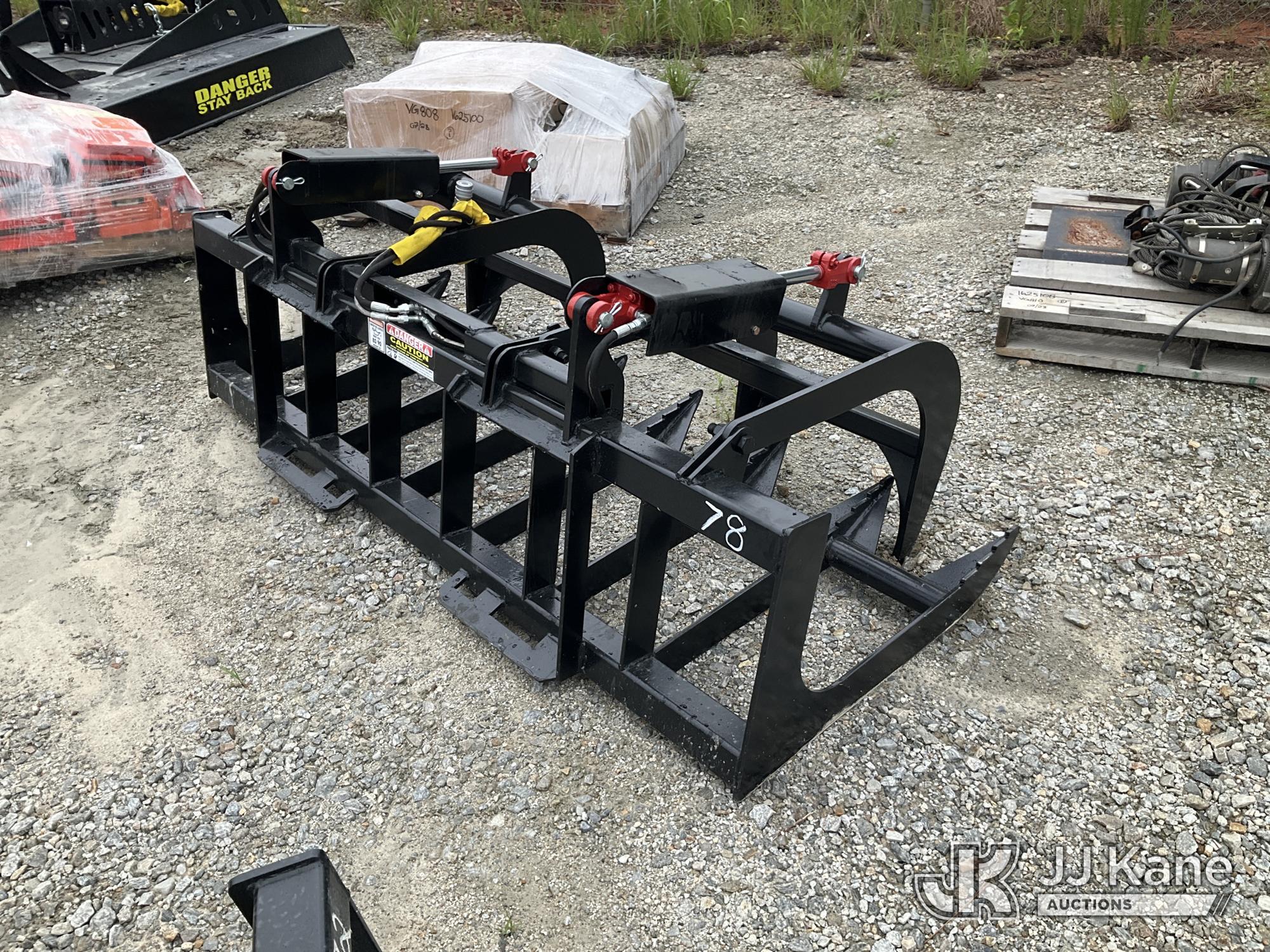 78 Inch Quick Attach Skid Steer Grappler NOTE: This unit is being sold AS IS/WHERE IS via Timed Auction and is located in Villa Rica