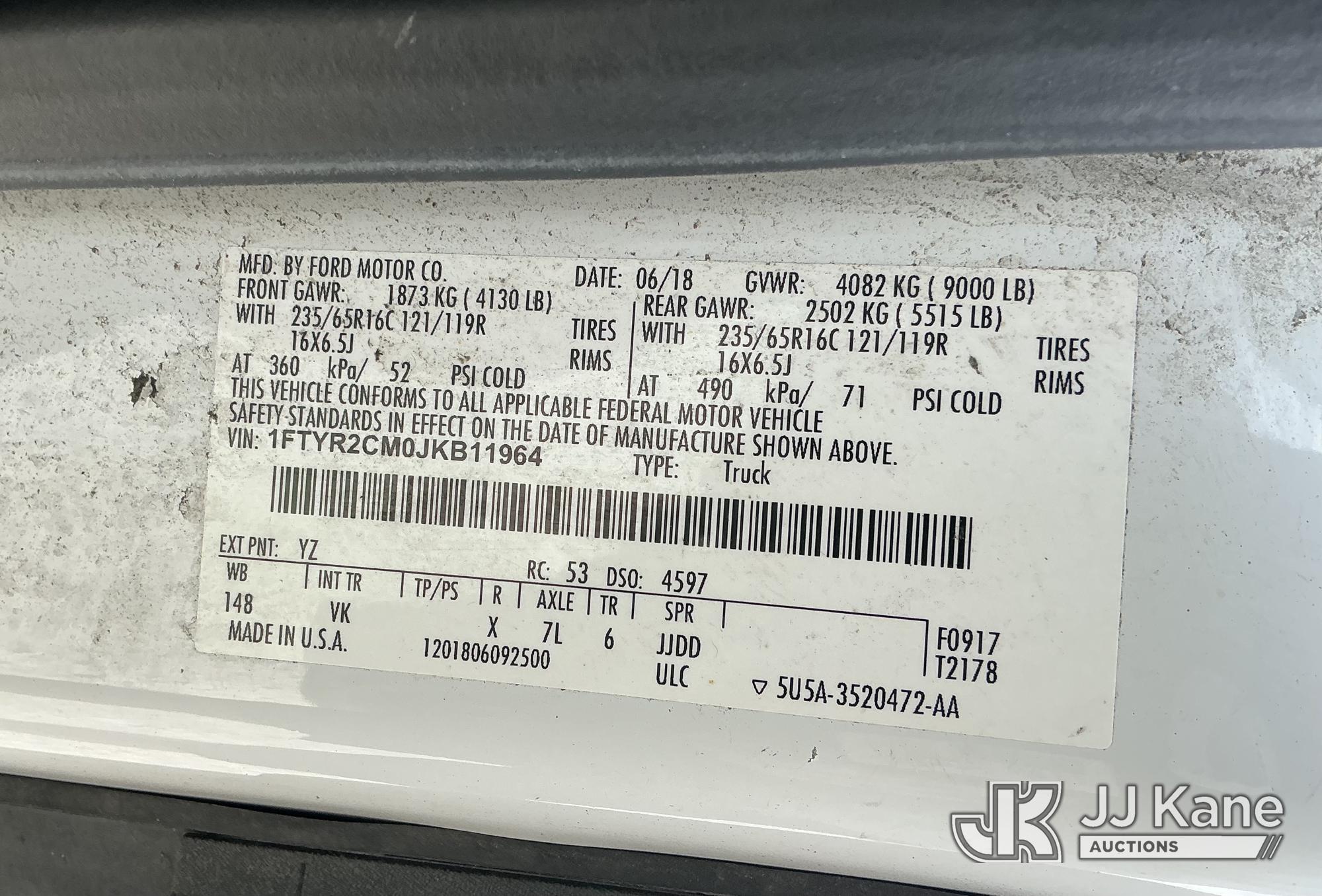 2018 Ford TRANSIT 250