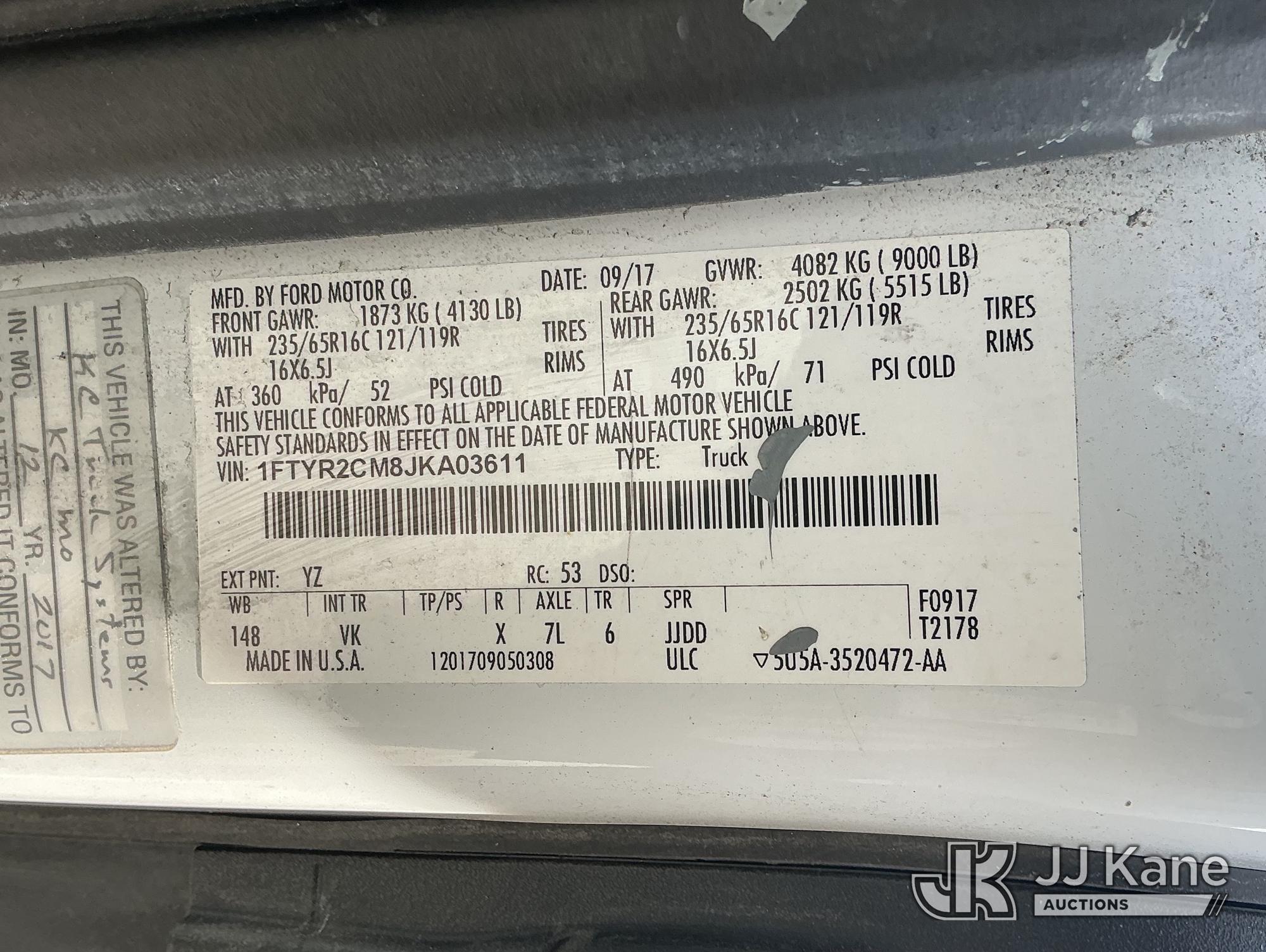 2018 Ford TRANSIT 250