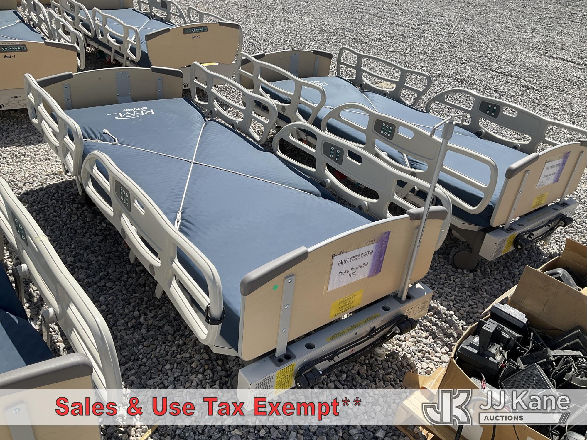 (2) Stryker FL-17E Hospital Beds NOTE: This unit is being sold AS IS/WHERE IS via Timed Auction and is located in Las Vegas