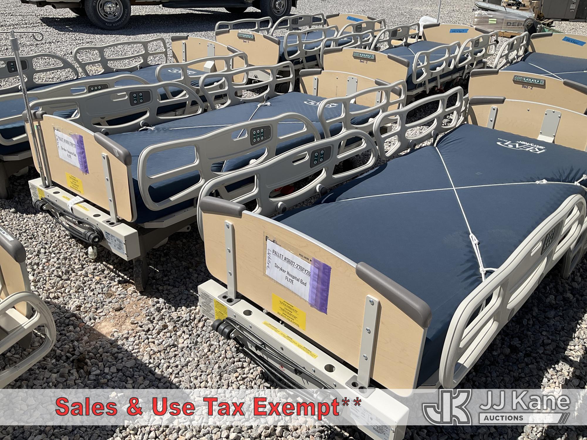 (2) Stryker FL-17E Hospital Bed (Condition Unknown) NOTE: This unit is being sold AS IS/WHERE IS via Timed Auction and is located in Las Vegas