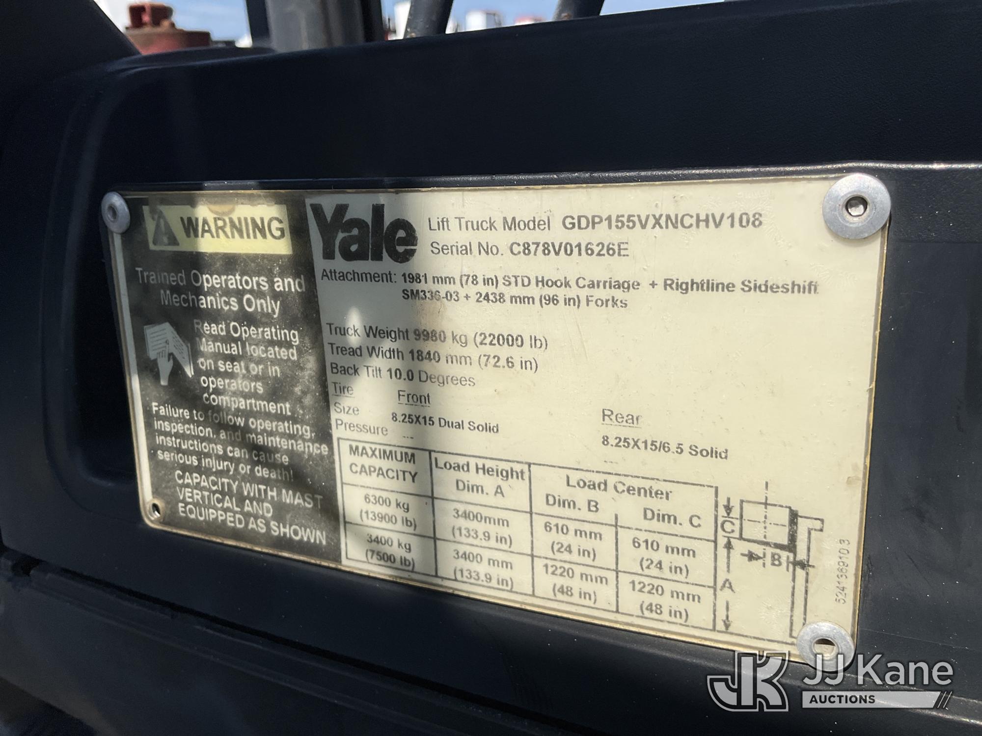 2008 Yale GDP155VXN