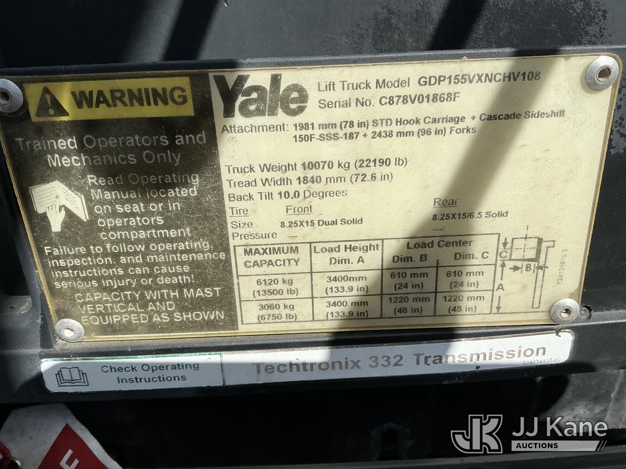 2008 Yale GDP155VX