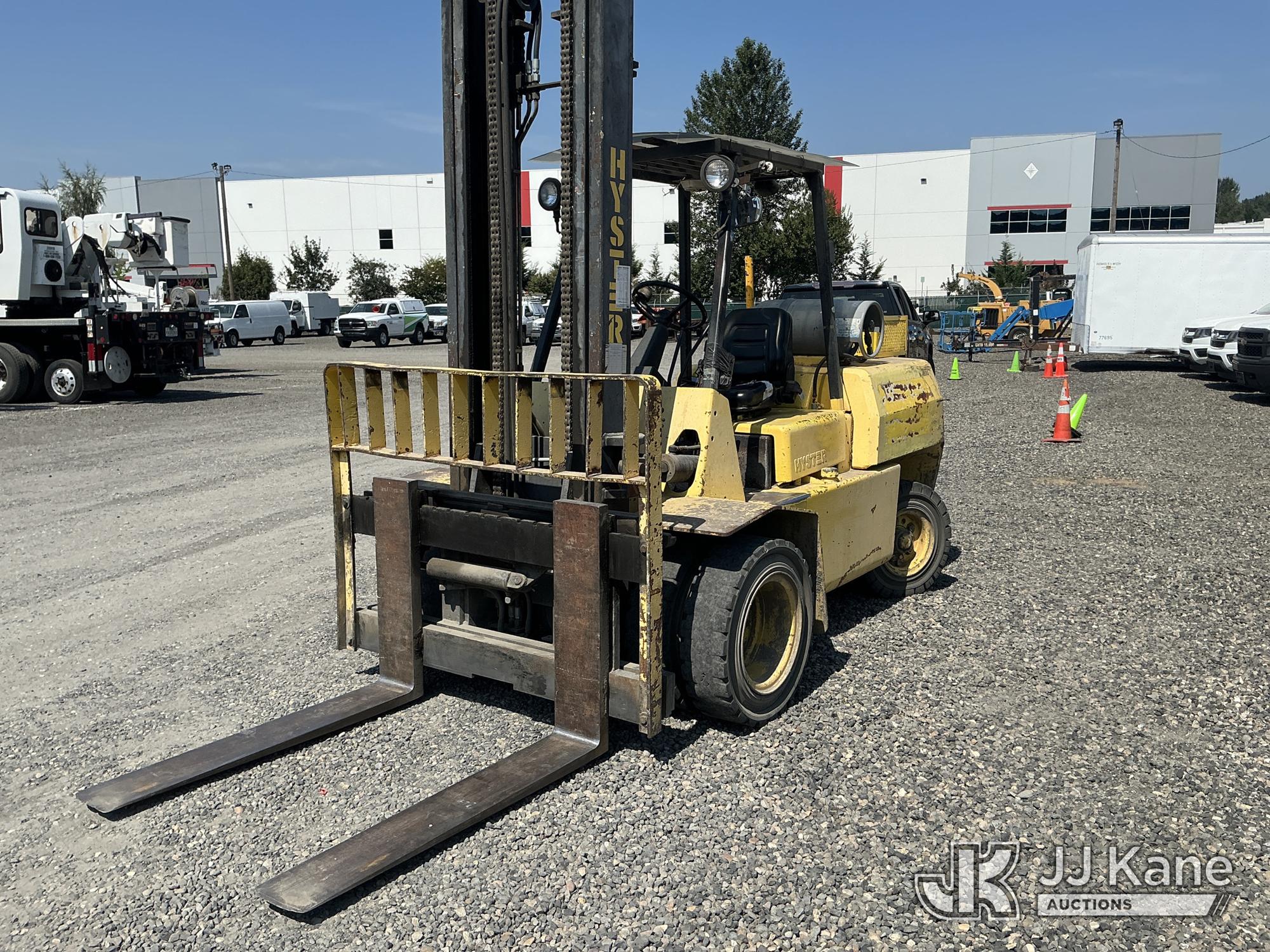 1998 Hyster 110XL Solid Tired Forklift