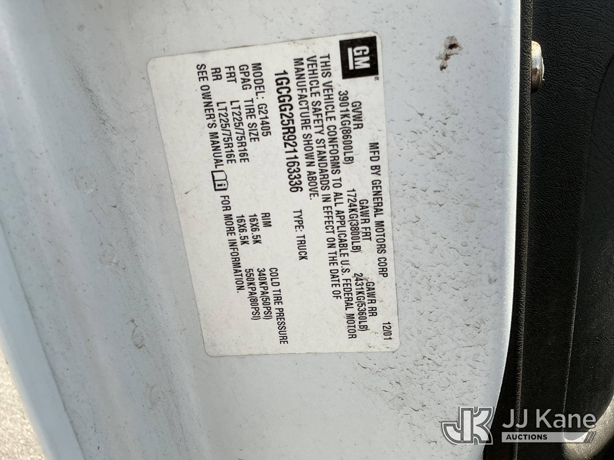 2002 Chevrolet EXPRESS G2500
