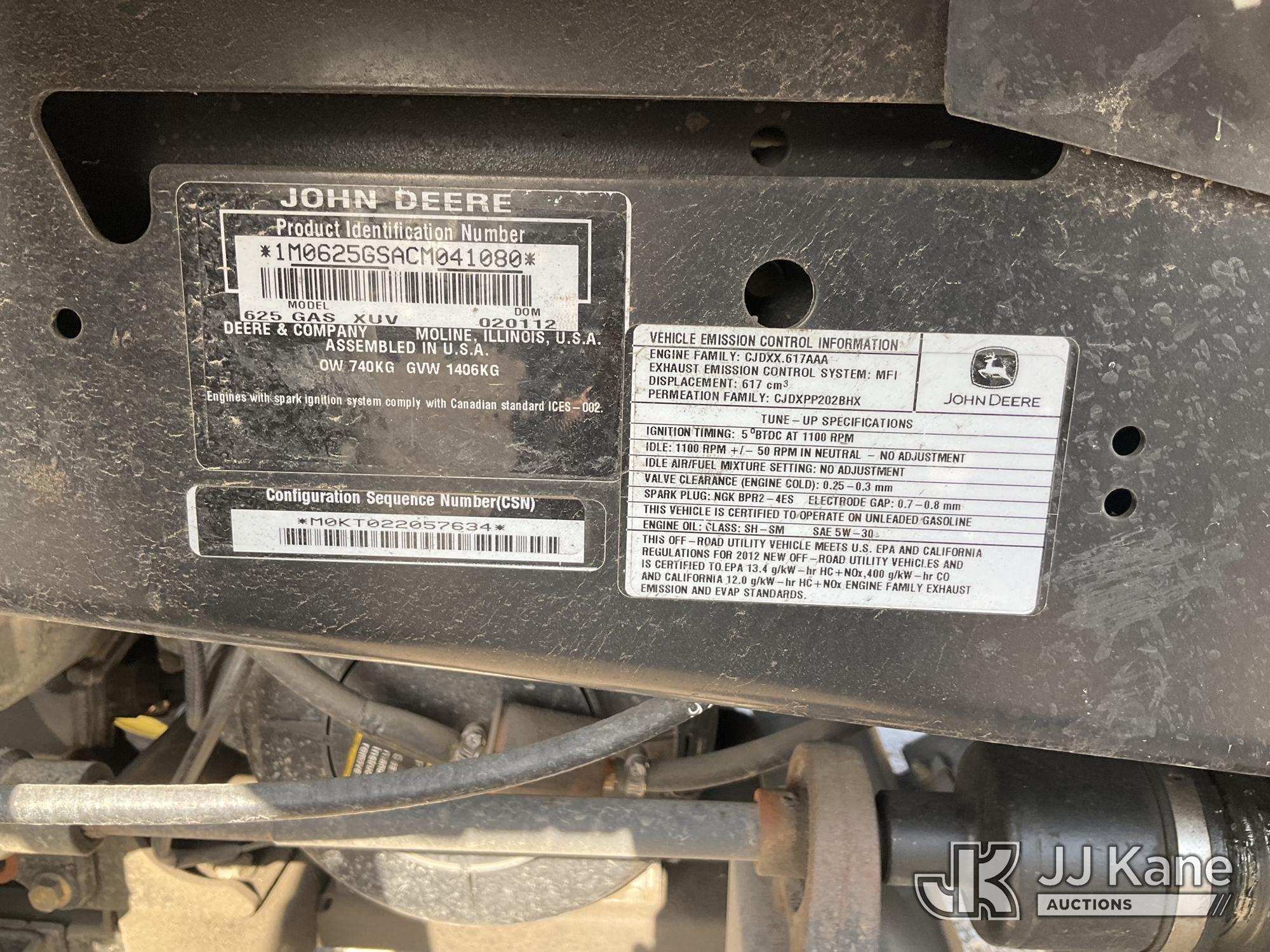 2012 John Deere GATOR 625