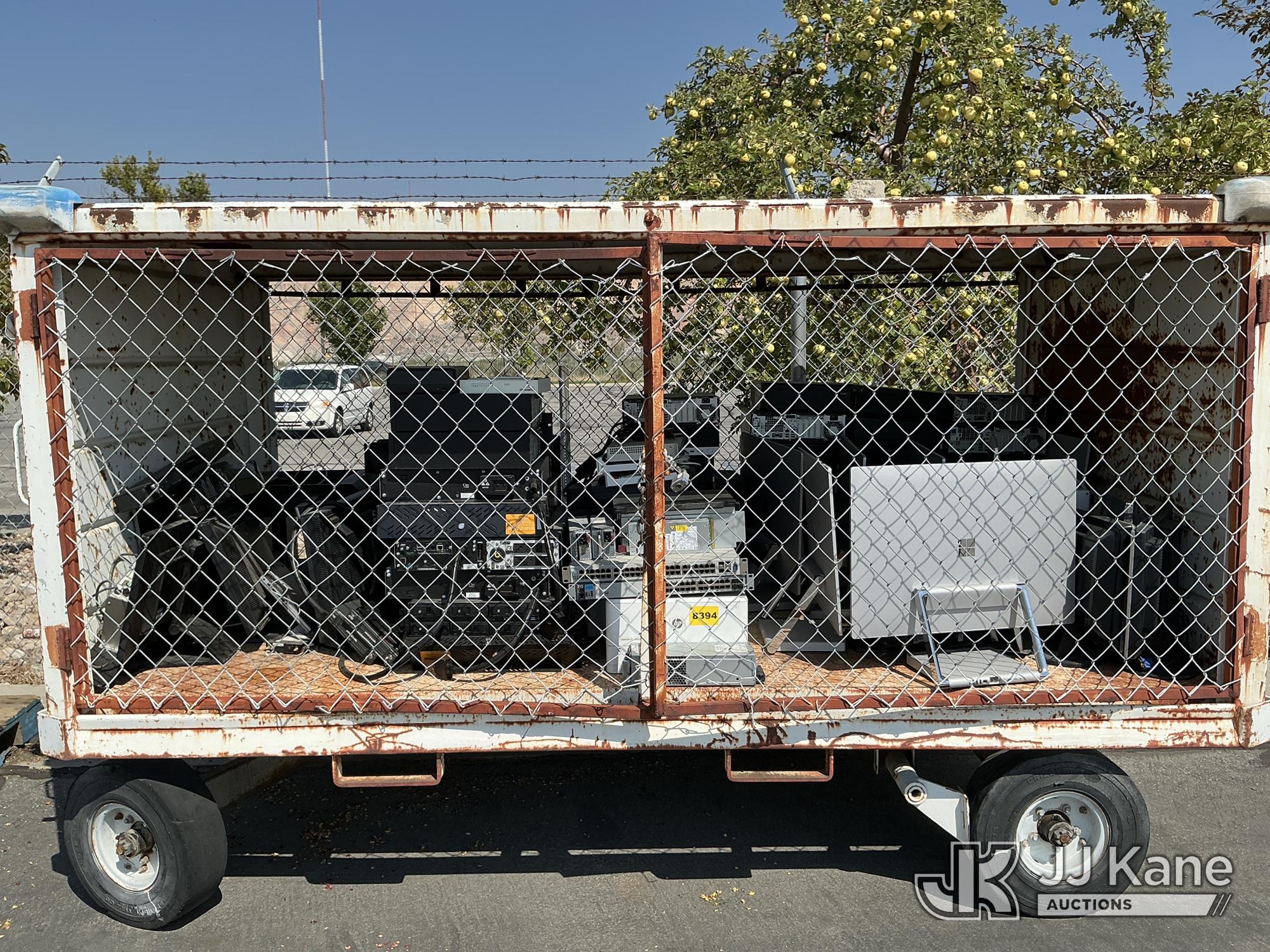 Cart of Computer Equipment NOTE: This unit is being sold AS IS/WHERE IS via Timed Auction and is located in Salt Lake City