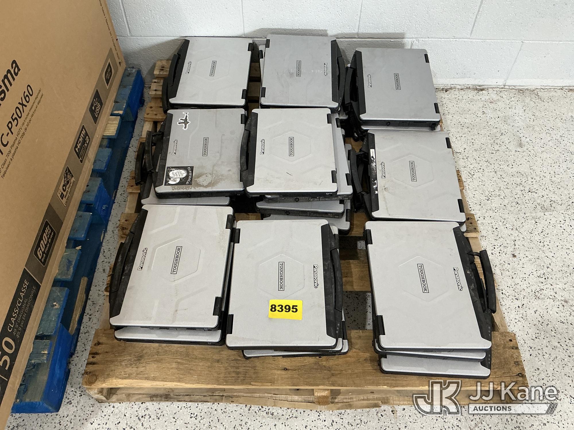 Pallet w/ Panasonic Tough Books NOTE: This unit is being sold AS IS/WHERE IS via Timed Auction and is located in Salt Lake City